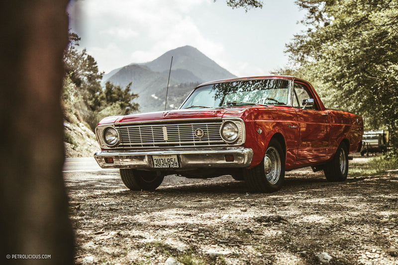 American Nostalgia And A Badass Grandma: 1966 Ford Ranchero Tows A Restored Teardrop
