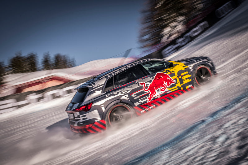 Audi Shows Off EV Quattro Capability By Climbing 85% Gradient Ski Slope