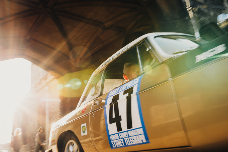 See The London-Sydney Marathon MGB, Rediscovered After 47 years, At The Petrolicious Drivers’ Meeting!