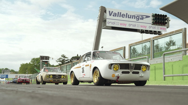 Peter Praller Wins the Alfa Revival Cup 2024 First Round In the Rain at Vallelunga