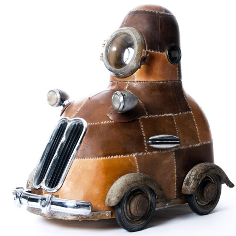 Artist's Sculptures Feature Unusual Modes of Transportation