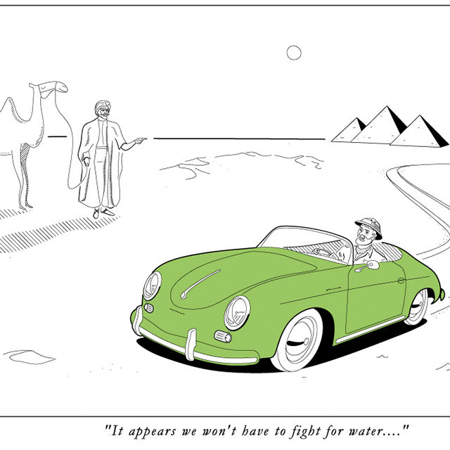 These Automotive Illustrations Are Comical and Classical