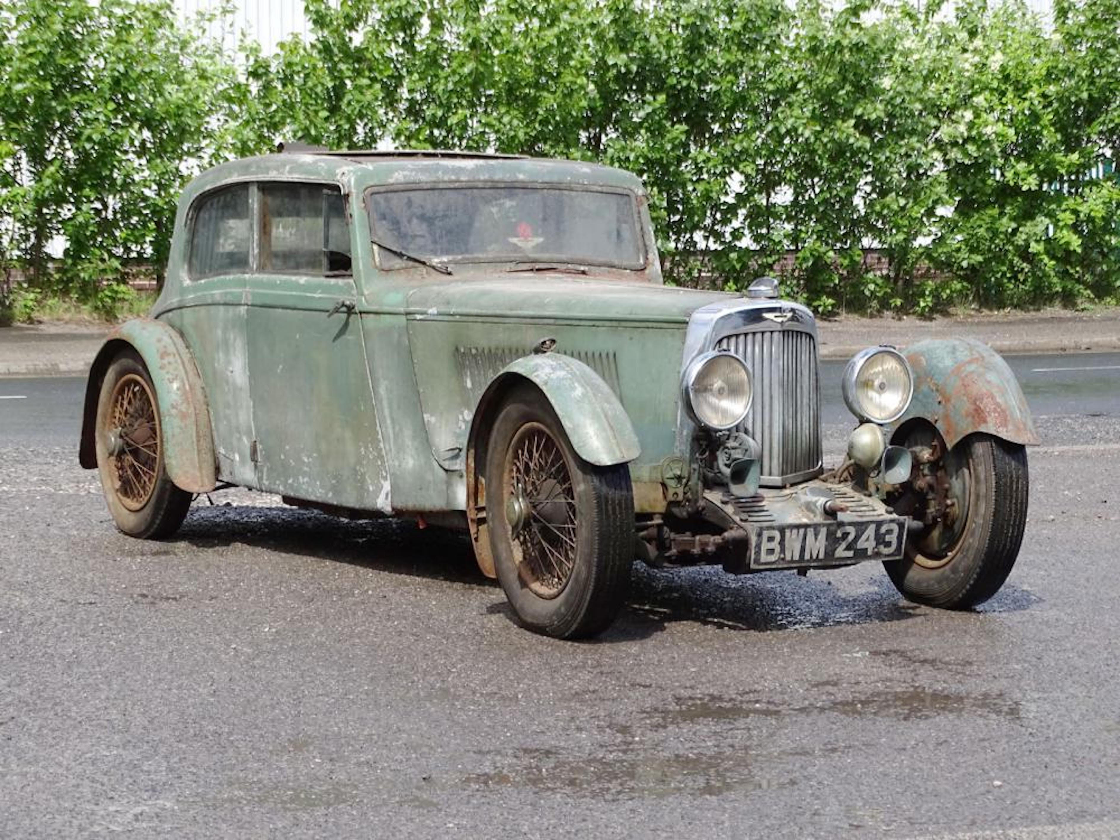 This 1936 Aston Martin Mark II Has Been In Storage For Half A