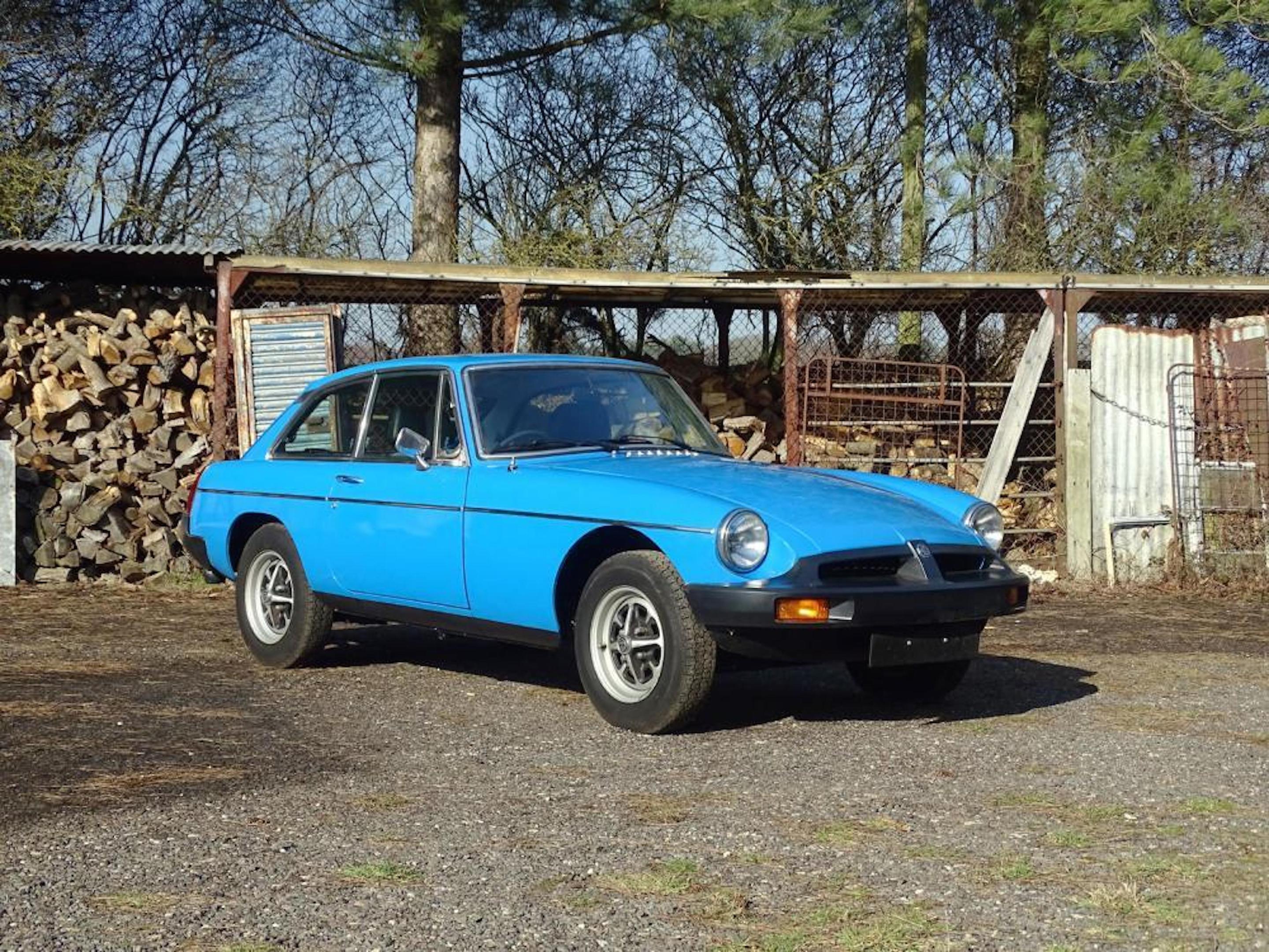 This 106-Mile MGB GT Has Spent Its Life In A Woodshed - Petrolicious