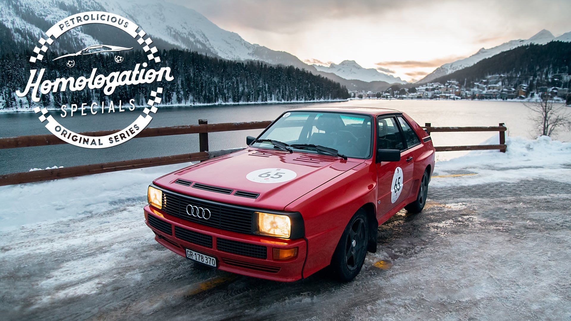 A legendary Audi, a snowy alpine pass, and a professional racing driver ...