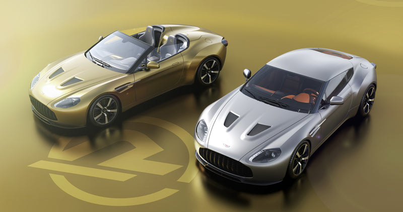 Here's Our First Look At The Aston Martin Vantage V12 Zagato 'Heritage Twins,' To Be Hand-Built In England