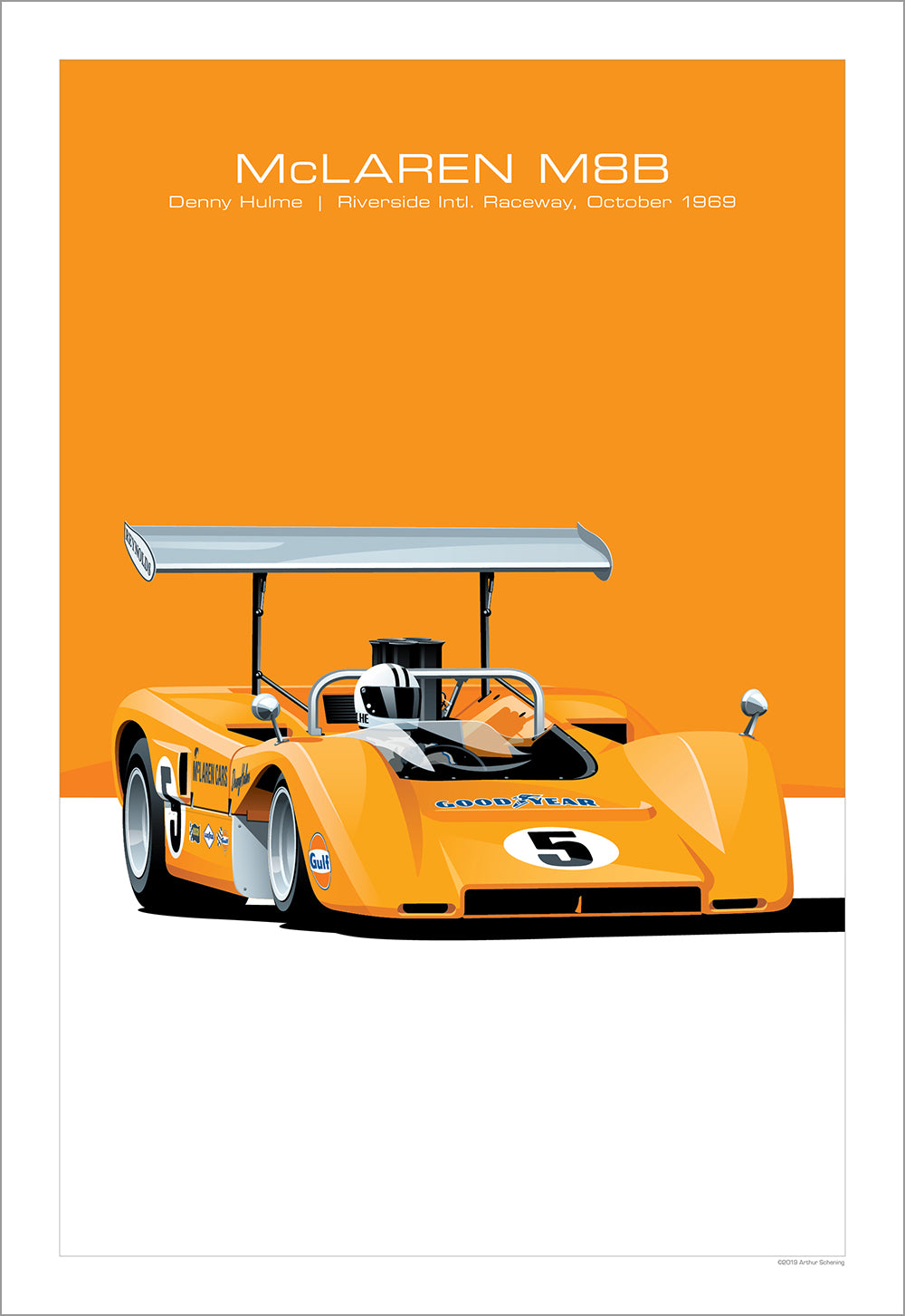 Motorsport Meets Pop Art: 6 Can-Am Race Car Prints Have Been Added