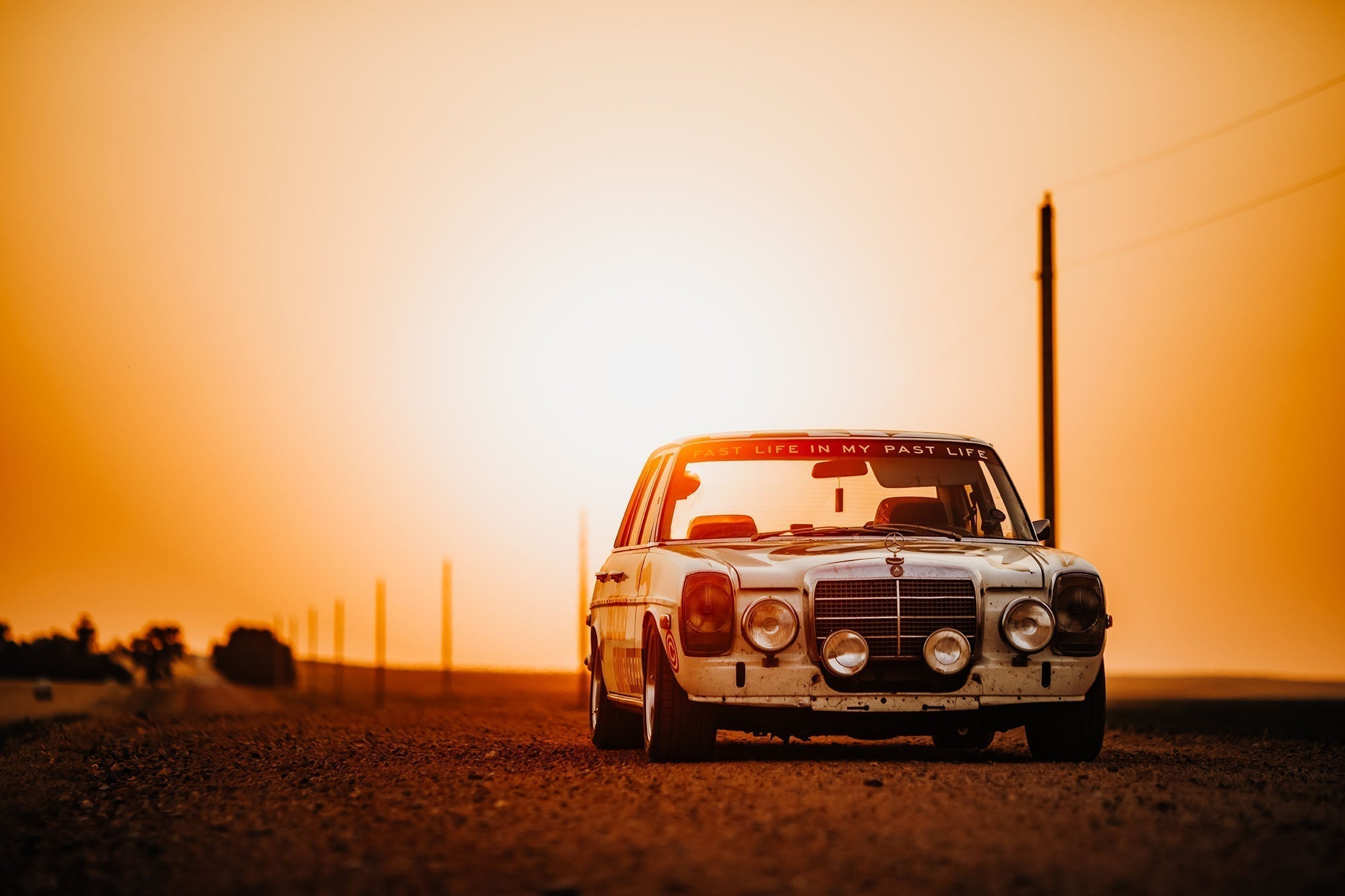 1972 Mercedes 250 by Kris Clewell