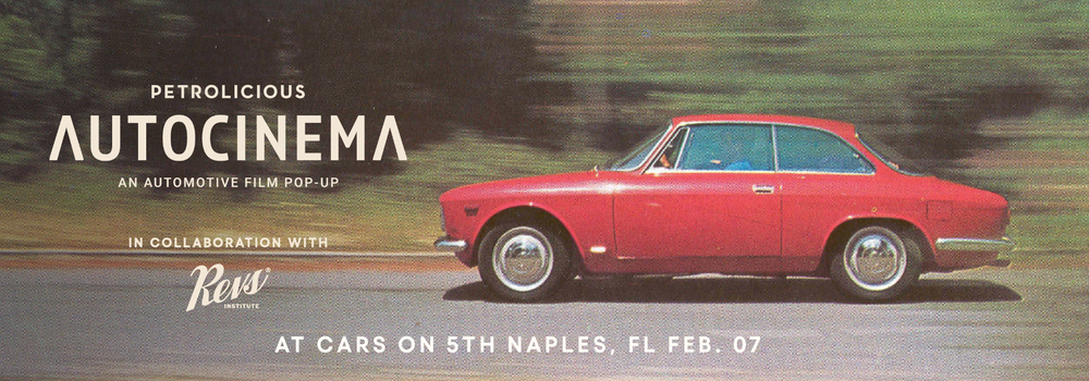 Petrolicious Autocinema at Naples Cars on 5th