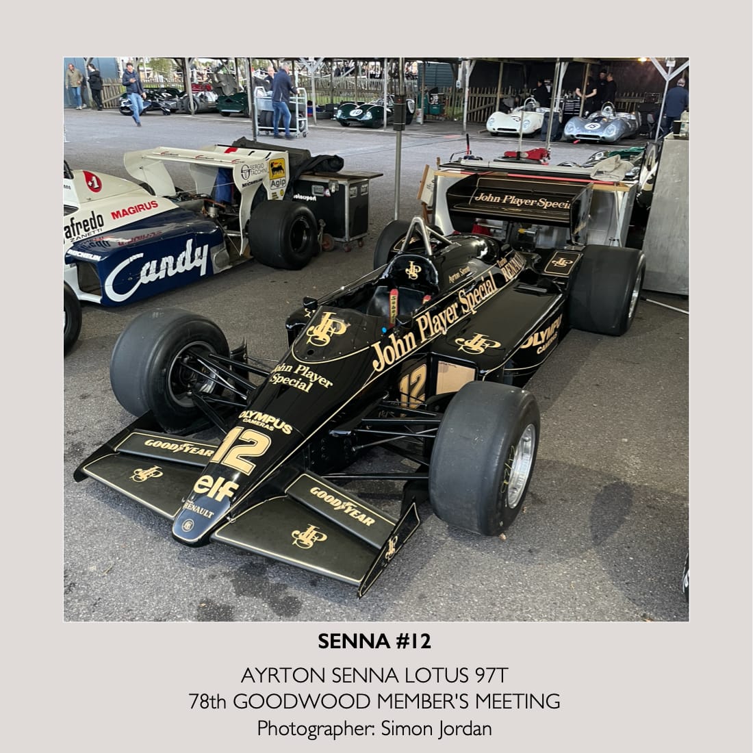 Folded Card Case - Senna 85 Commemorative