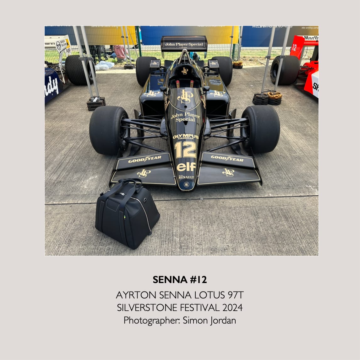 Wash/Tech Bag - Senna 85 Commemorative
