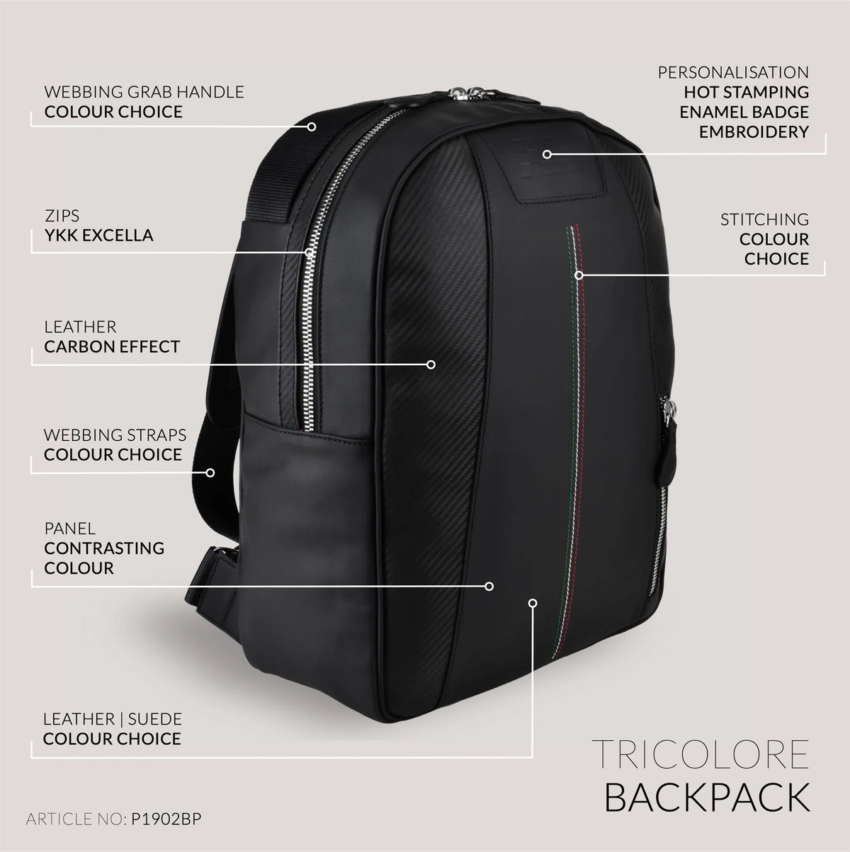 GTO Backpack - Tricolore