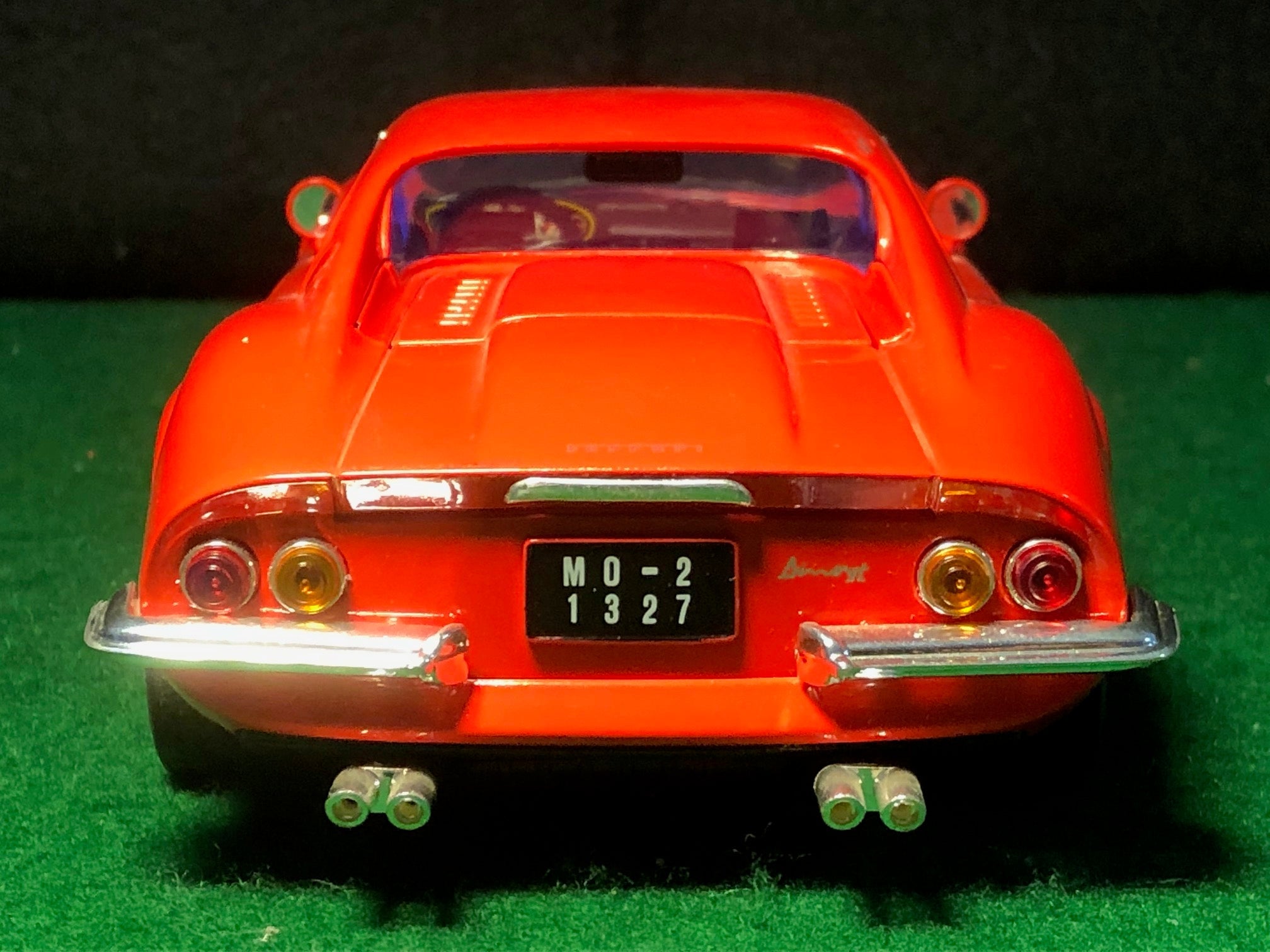 Ferrari Dino 246GT Red/Black by Anson 1:18 (30301)(No box)