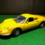 Ferrari Dino 246GT Yellow/Black by Anson 1:18 (30301)(No box)