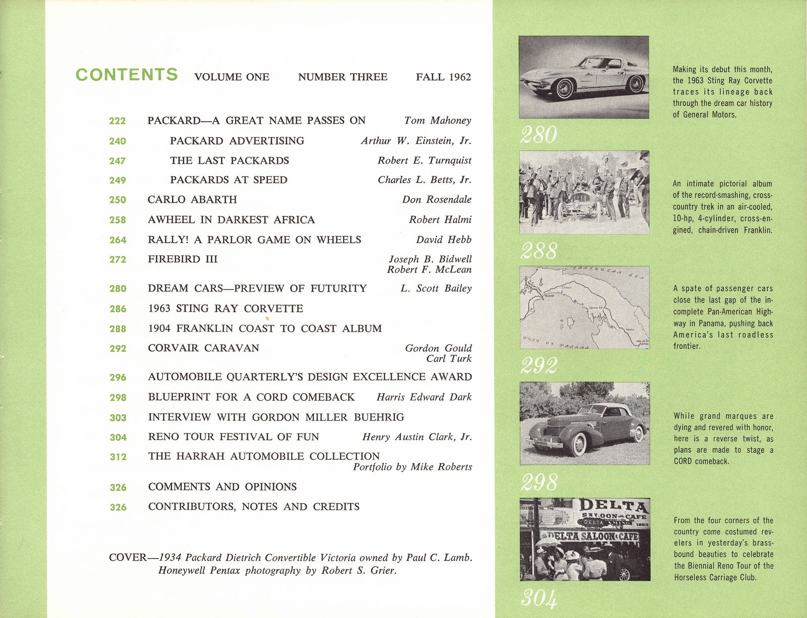 Automobile Quarterly Vol  1 N 3