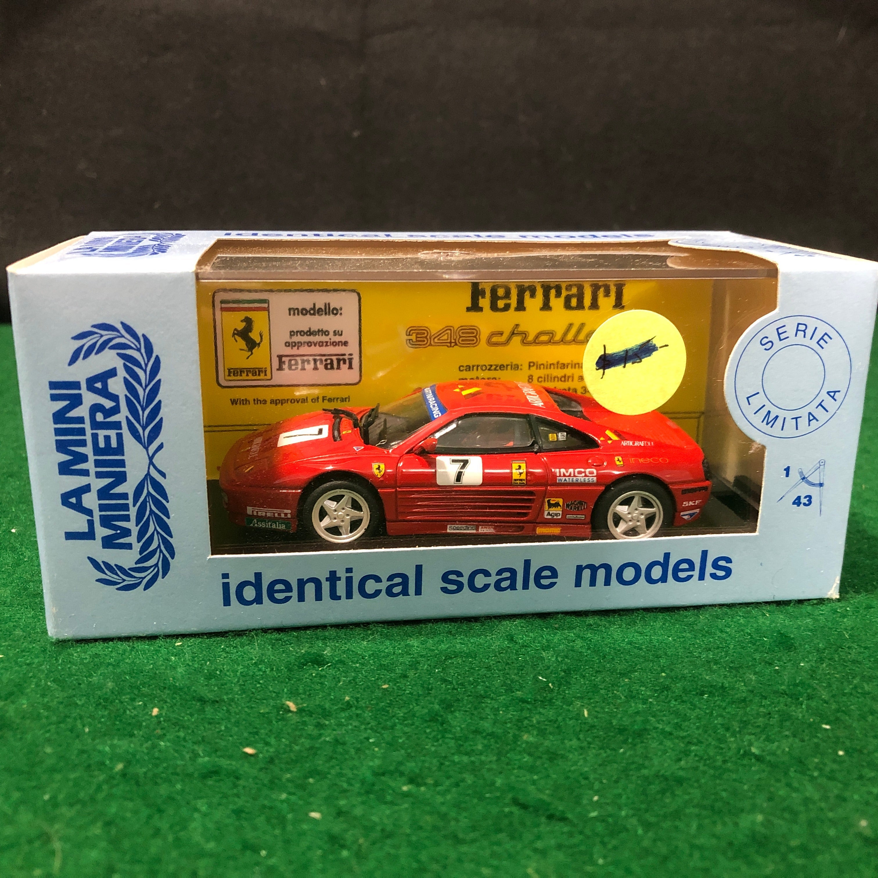 Ferrari 348 Challenge 1993 N 7 G Felin by Bang 1:43 (9307) Ltd Ed