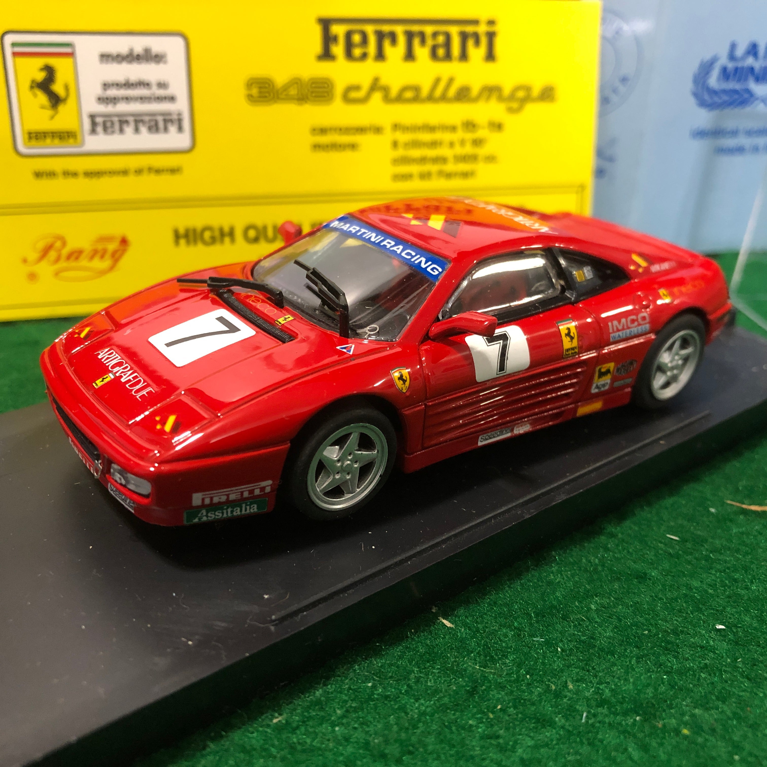 Ferrari 348 Challenge 1993 N 7 G Felin by Bang 1:43 (9307) Ltd Ed