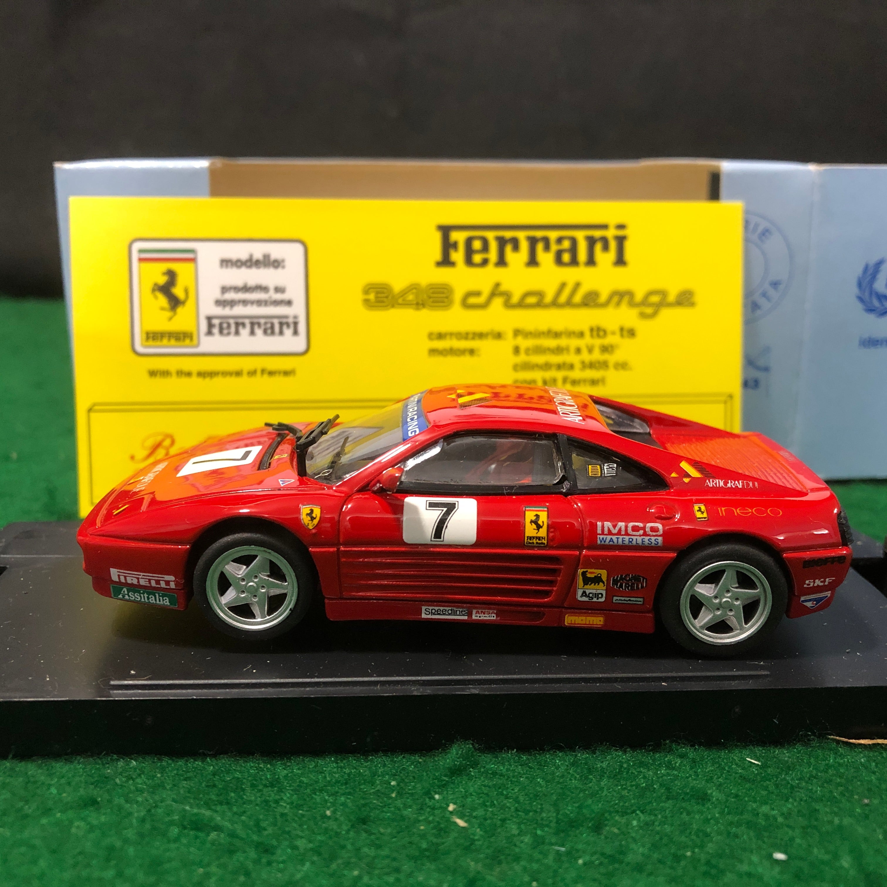 Ferrari 348 Challenge 1993 N 7 G Felin by Bang 1:43 (9307) Ltd Ed