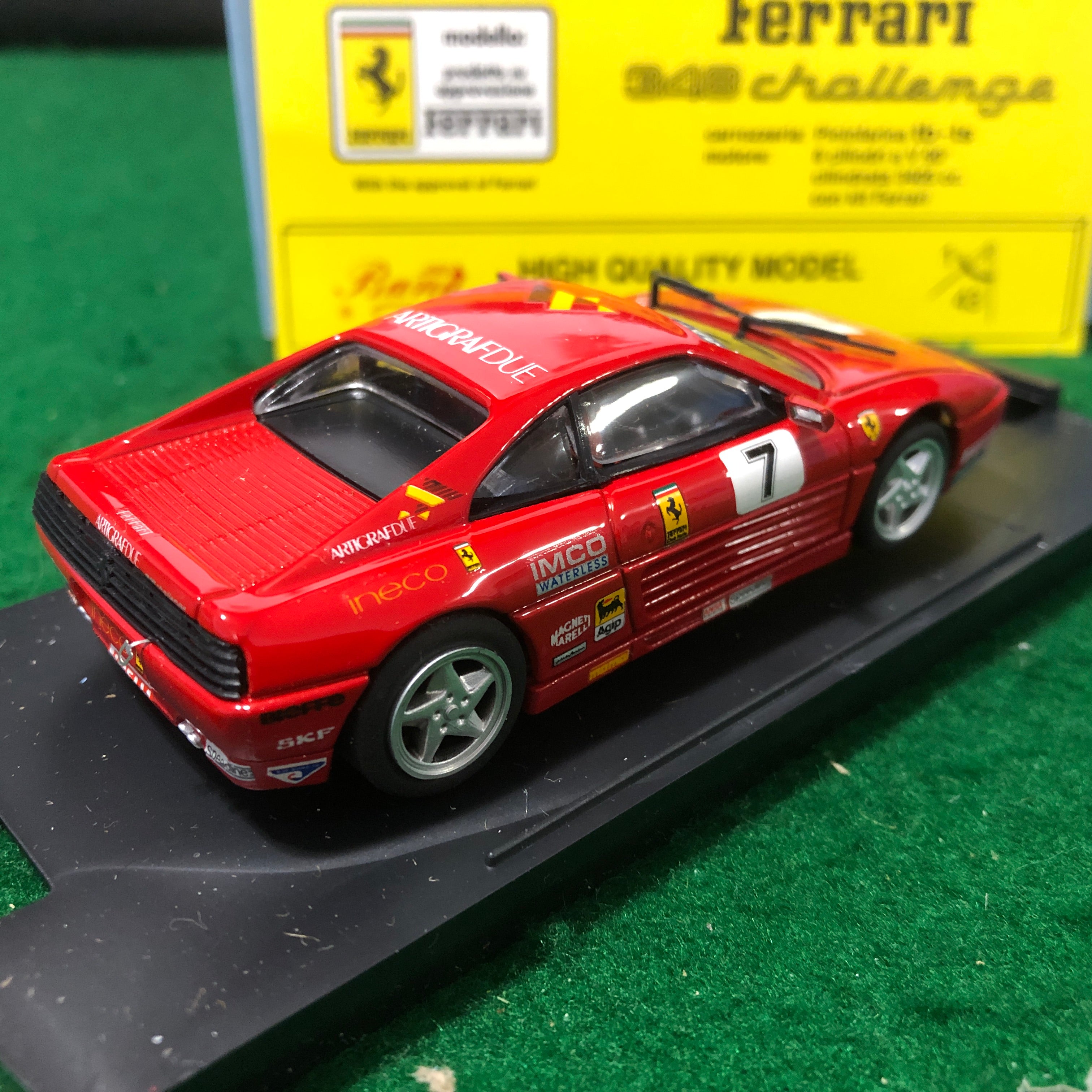 Ferrari 348 Challenge 1993 N 7 G Felin by Bang 1:43 (9307) Ltd Ed