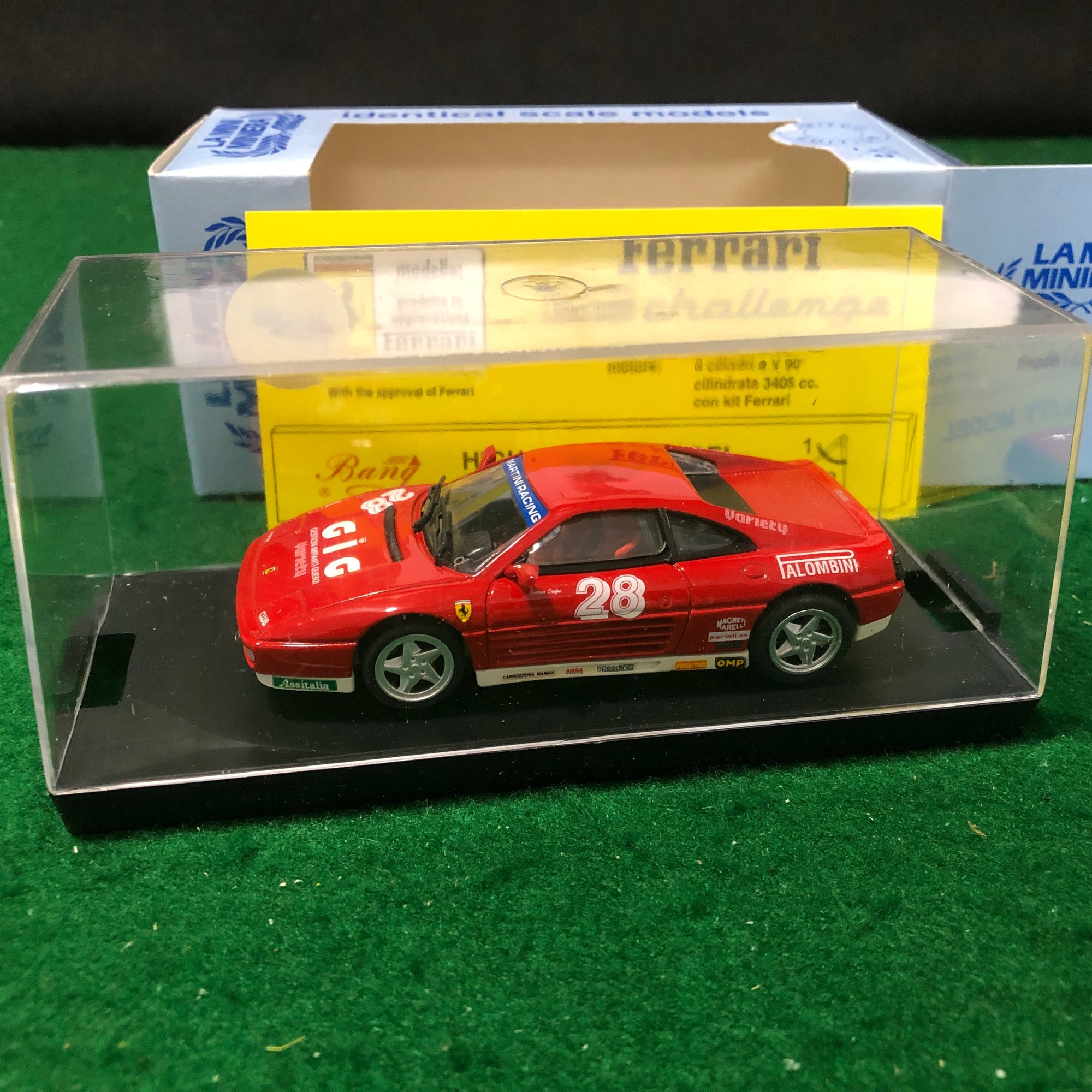Ferrari 348 Challenge 1993 N 28 C Cianfoni by Bang 1:43 (9328) Ltd Ed Mini Miniera