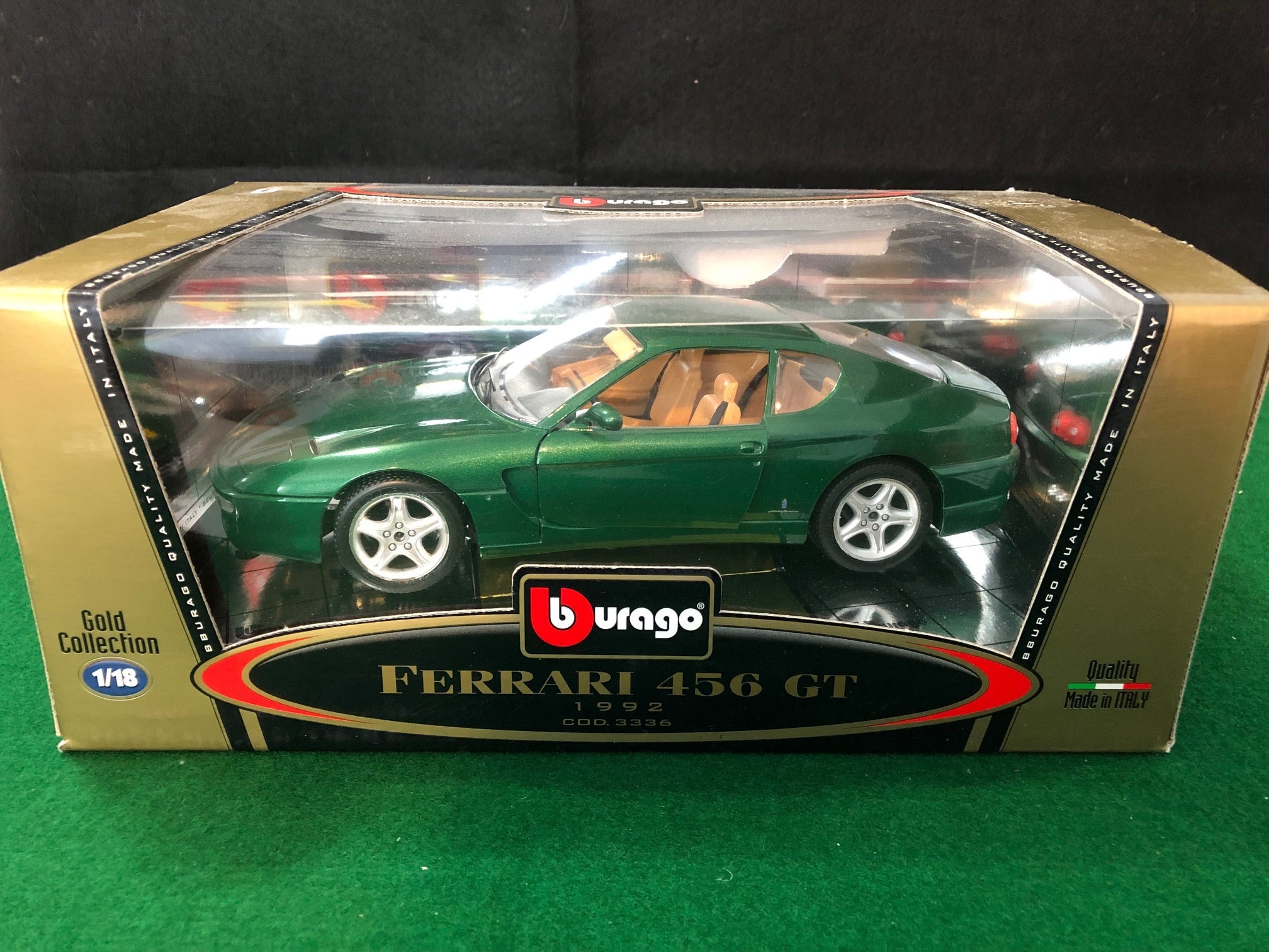 Ferrari 456 GT Metallic Green by BBurago 1:18 - Petrolicious