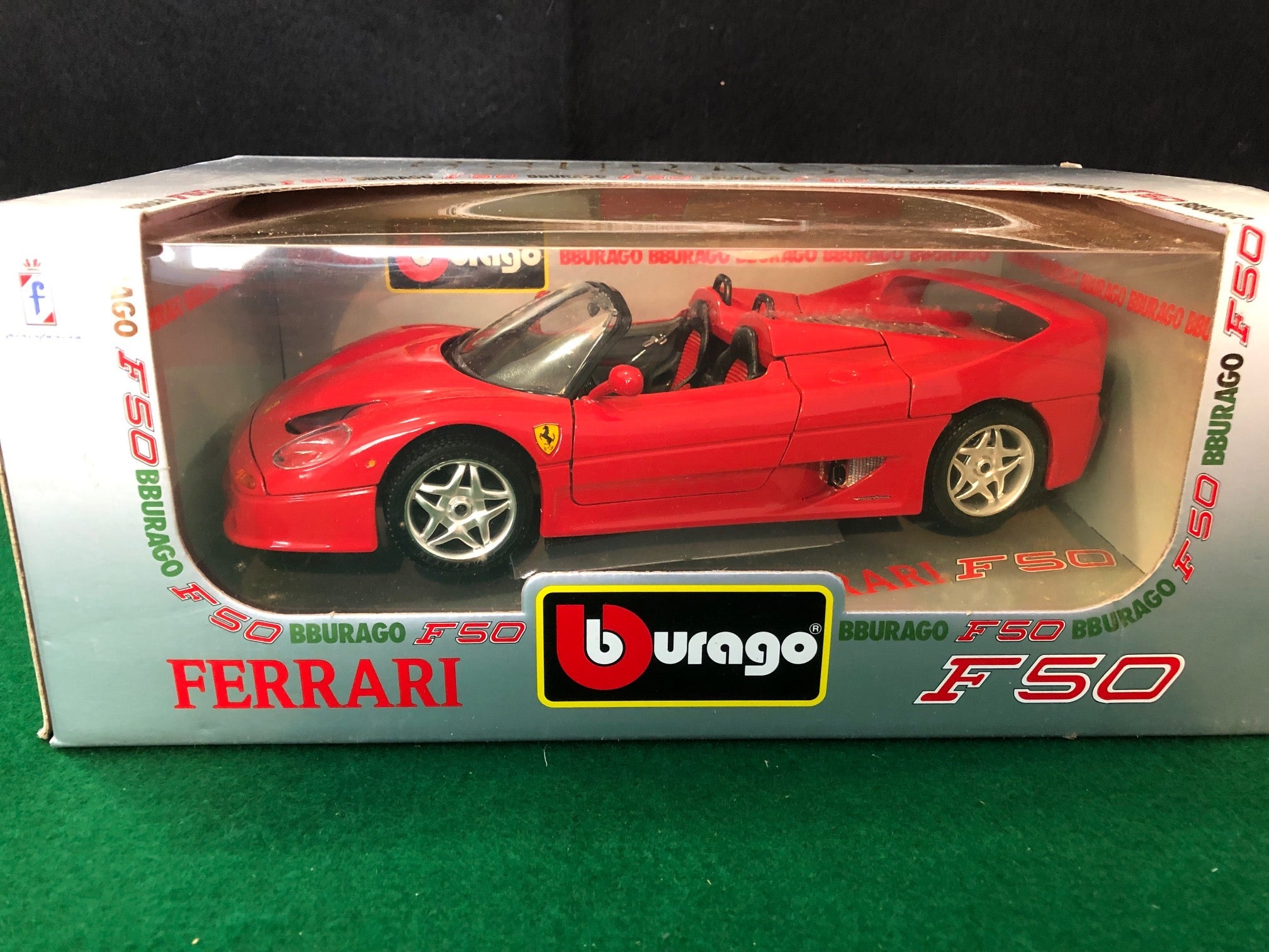 Ferrari F50 Spider Red by BBurago 1:18 - Default Title - Petrolicious