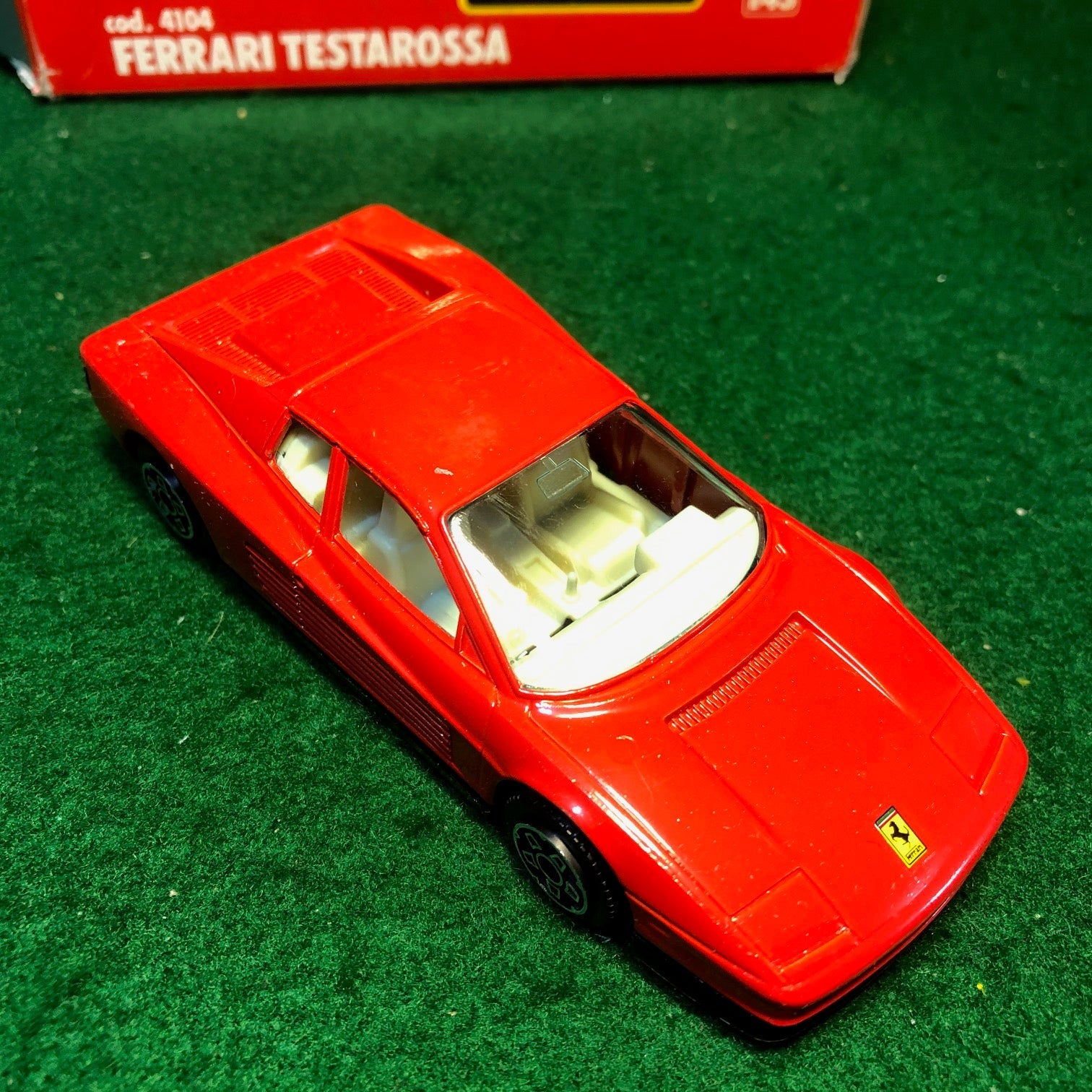 Ferrari Testarossa Red by BBurago 1:43 (4104)(S Bx) - Petrolicious