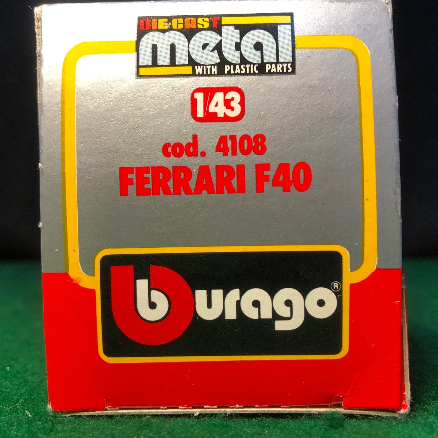 Ferrari F40 Red by BBurago 1:43 (4108)(S Bx)