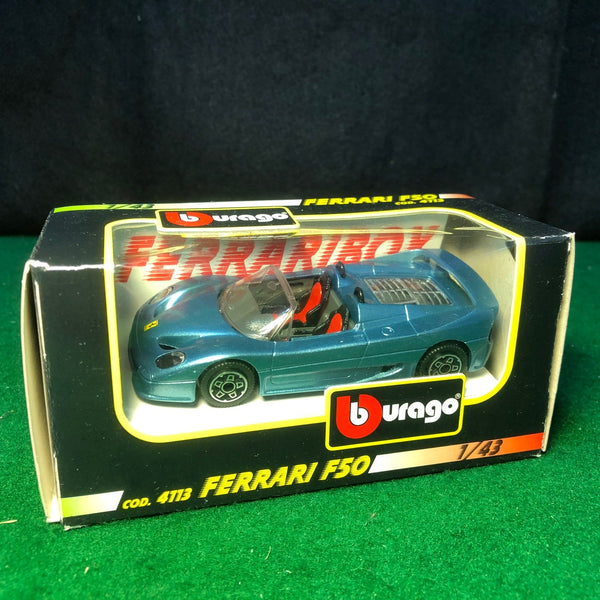 Ferrari F50 Spider Metallic Blue by BBurago 1:43 (4113) - Petrolicious