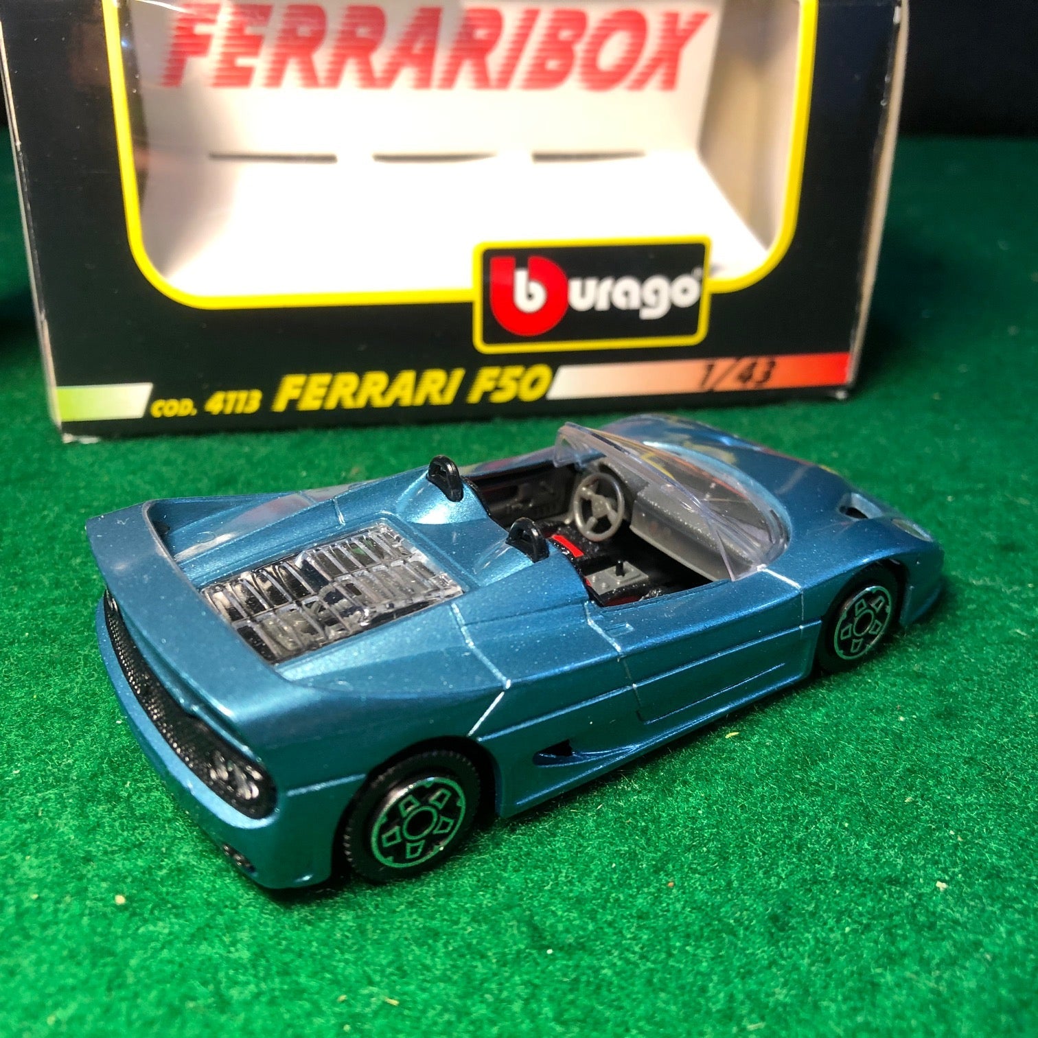 Ferrari F50 Spider Metallic Blue by BBurago 1:43 (4113)