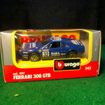 Ferrari 308 GTB Rally N 32 Saba Blue by BBurago 1:43 (4117)