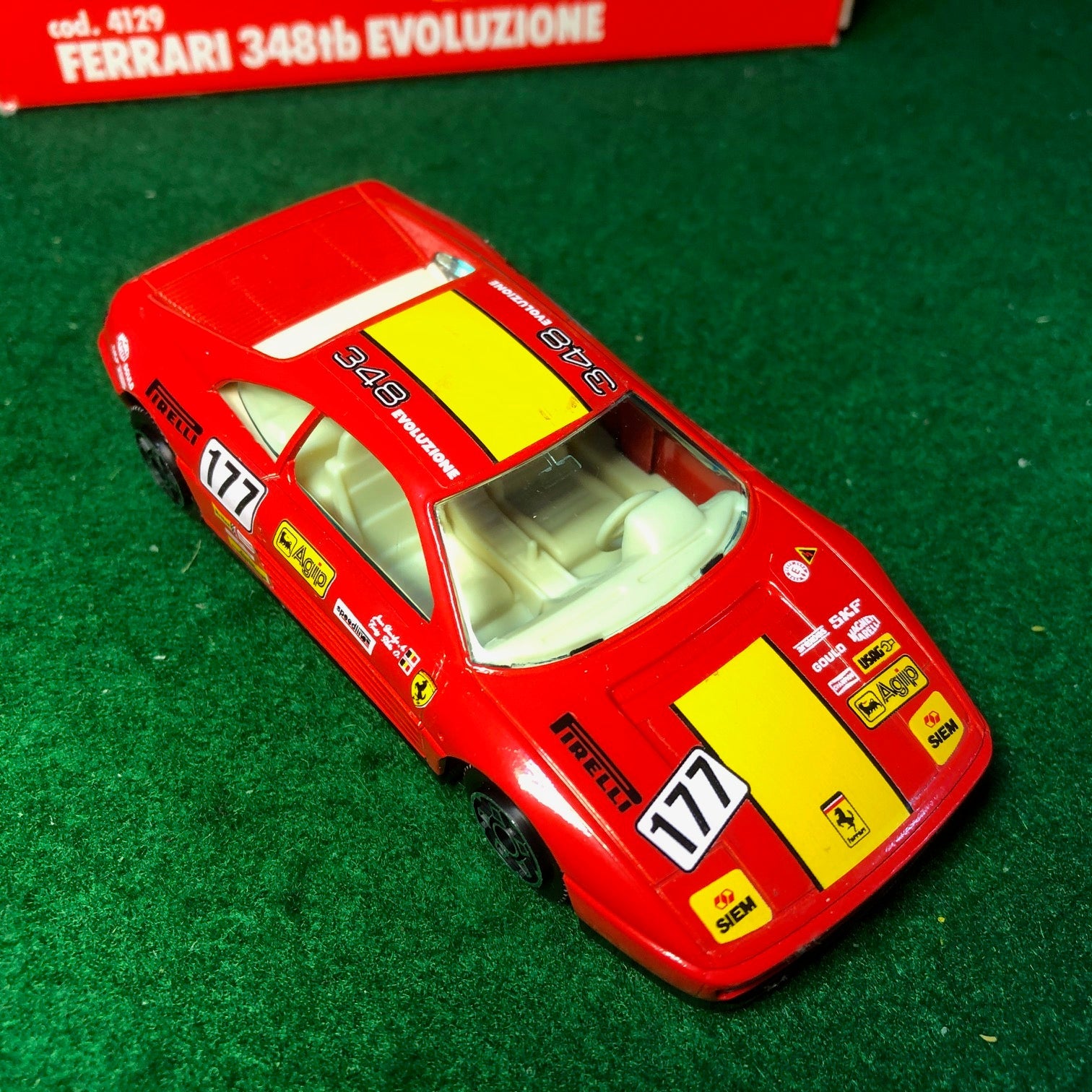 Ferrari 348tb Evoluzione N 177 by BBurago 1:43 (4129) - Petrolicious