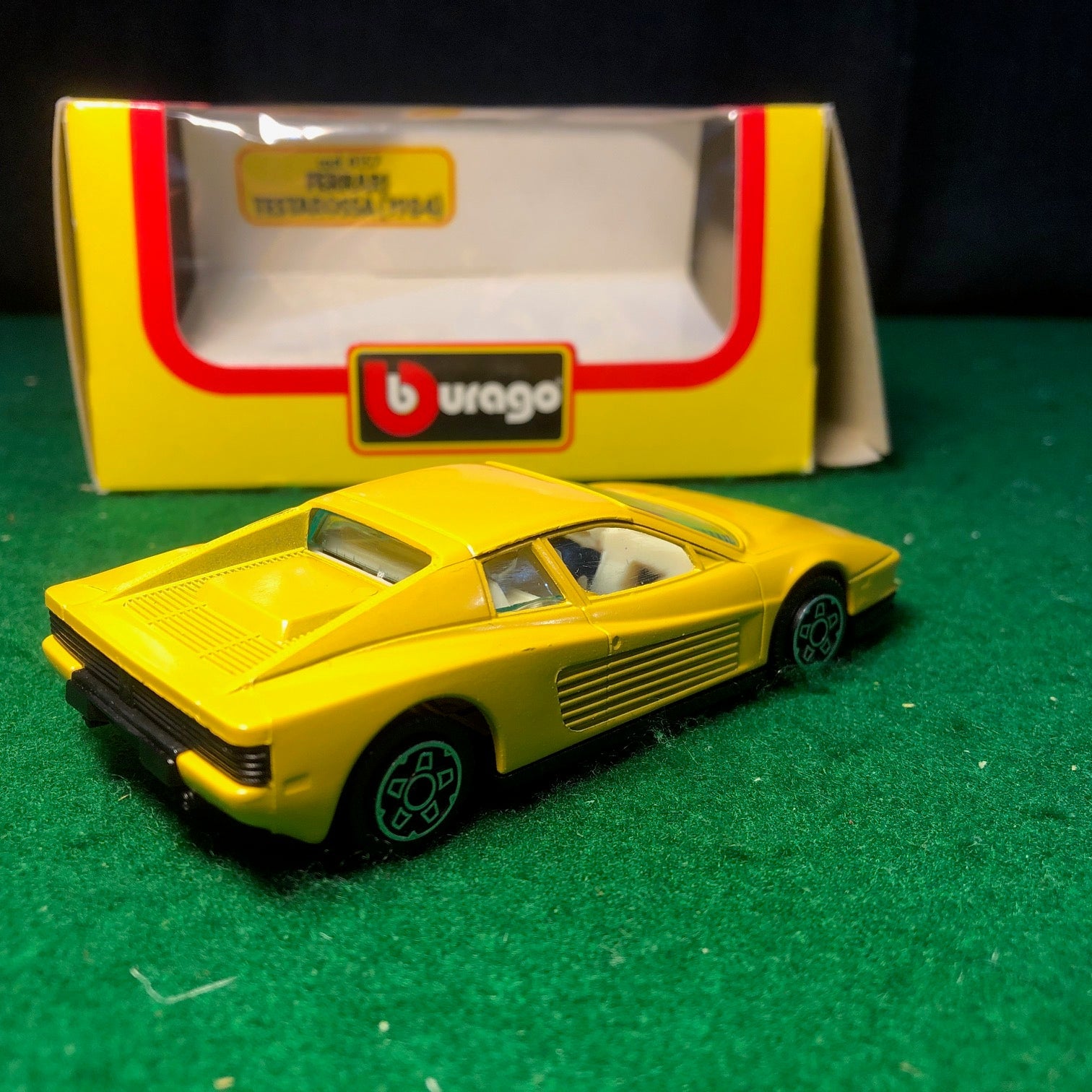 Ferrari Testarossa Yellow by BBurago 1:43 (4157)(Y Bx) - Petrolicious