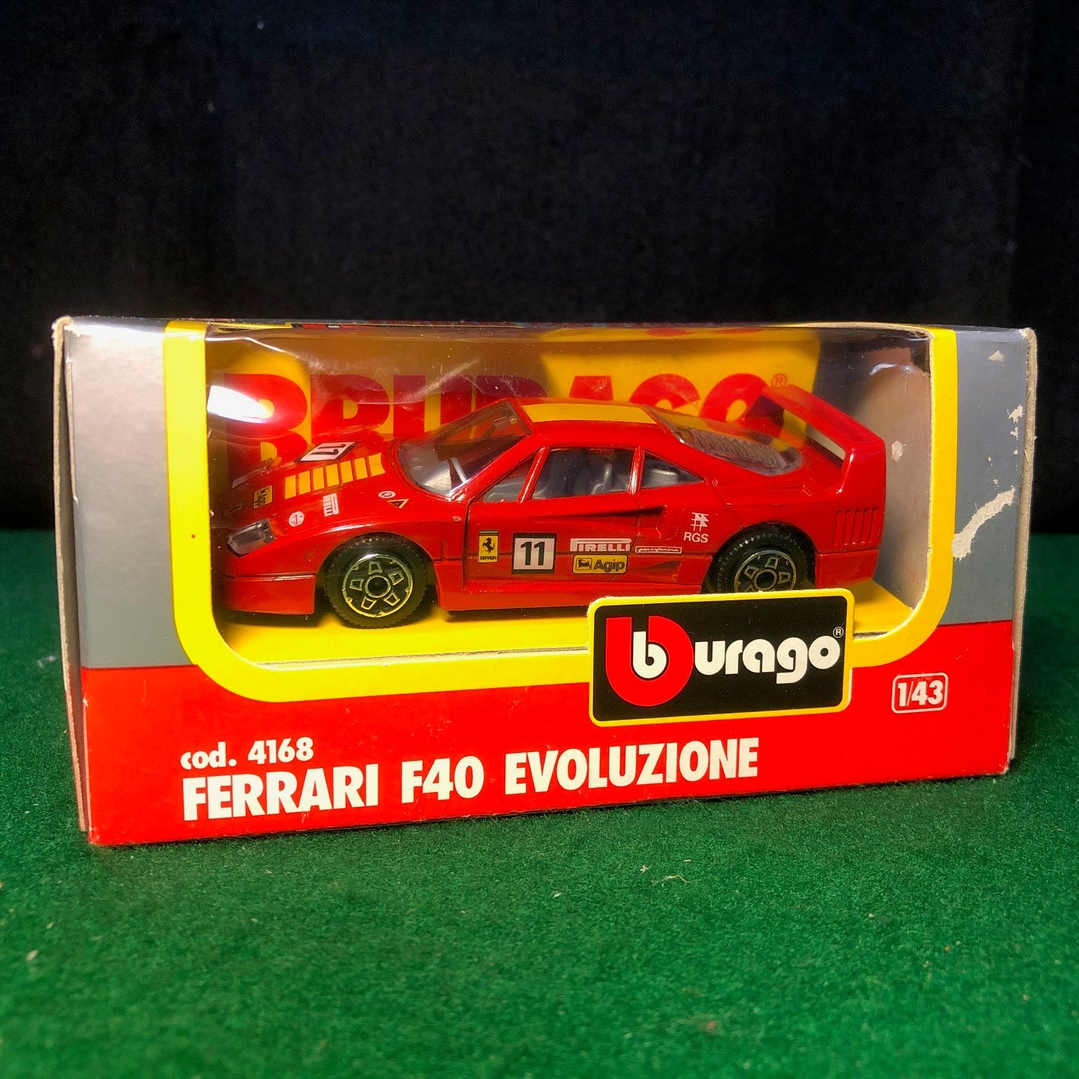 Ferrari F40 Evoluzione N 11 by BBurago 1:43 (4168) - Petrolicious