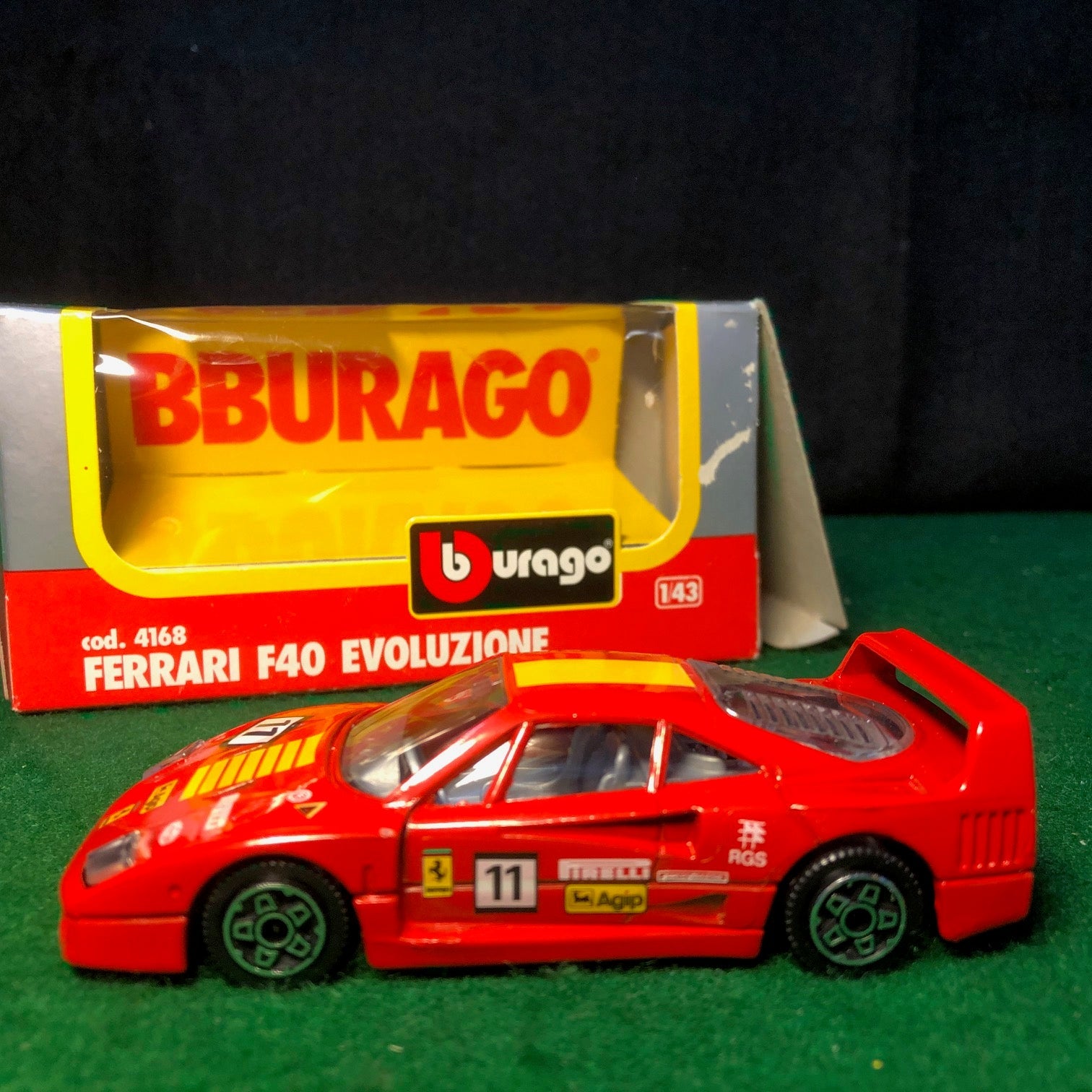 Ferrari F40 Evoluzione N 11 by BBurago 1:43 (4168) - Petrolicious