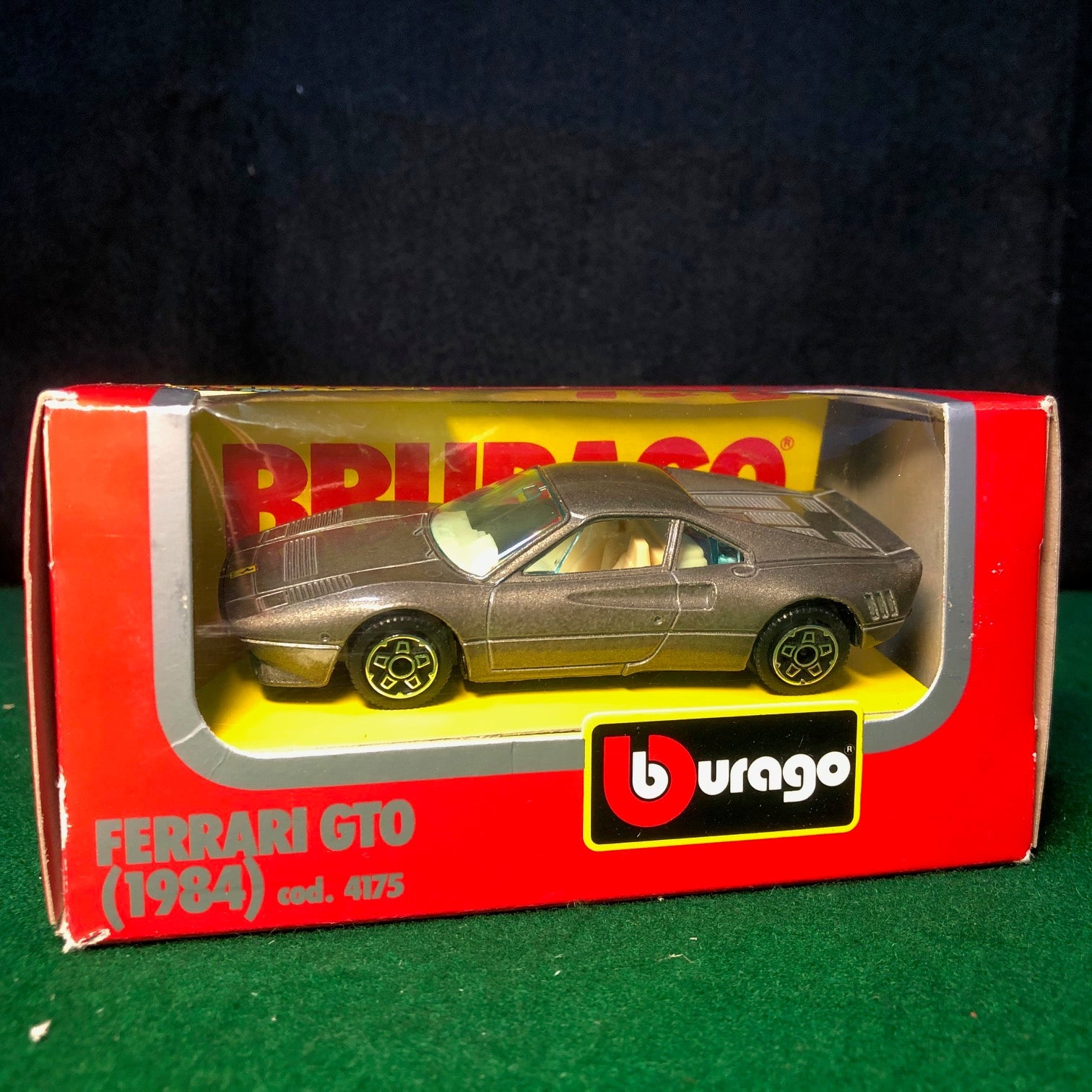 Ferrari 288 GTO Metallic Gray by BBurago 1:43 (4175)(R Bx