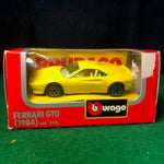 Ferrari 288 GTO Yellow by BBurago 1:43 (4175)(R Bx)