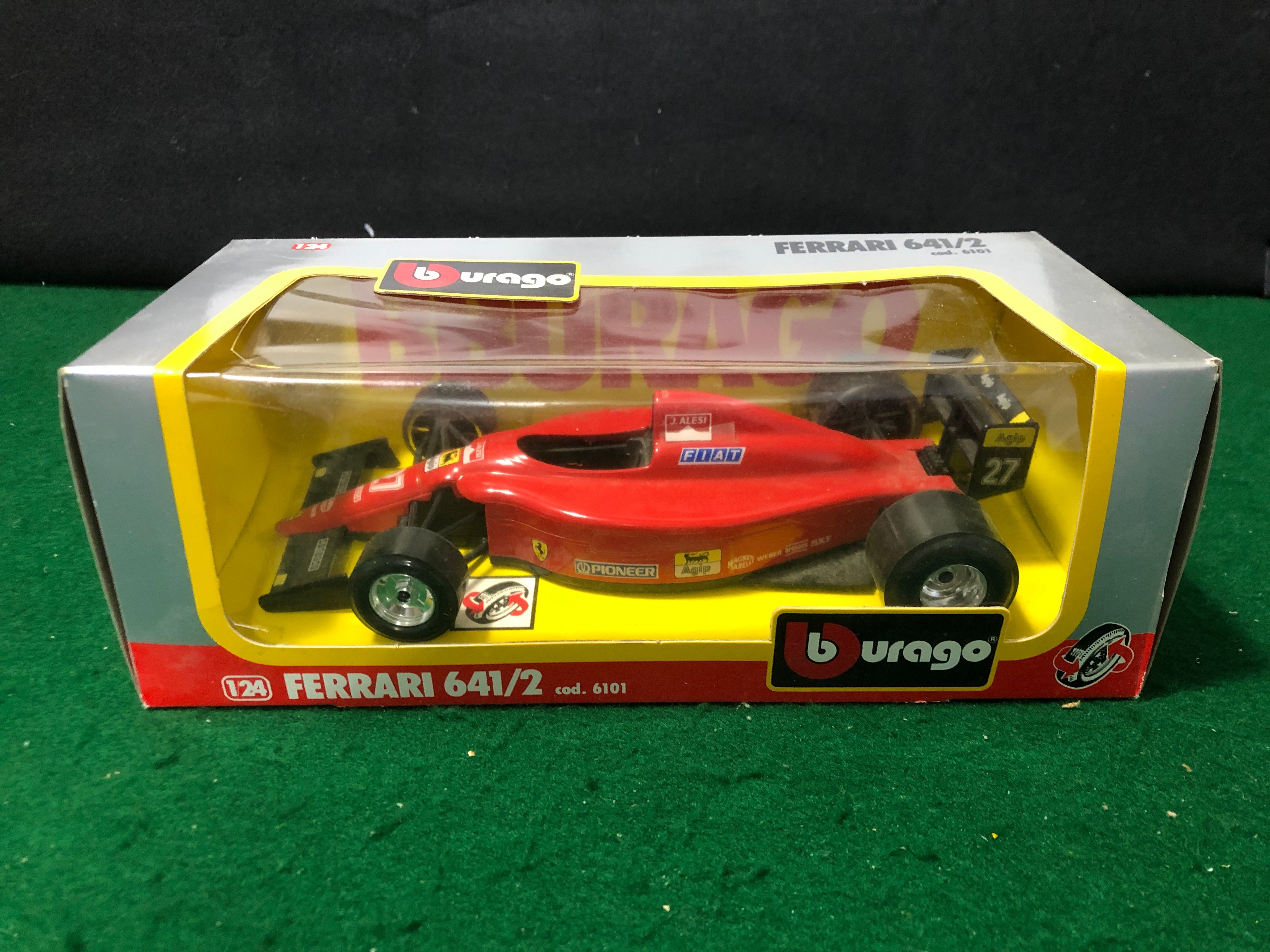 Ferrari F1 641/2 Jean Alesi N 27 by BBurago 1:24 (6101) - Petrolicious