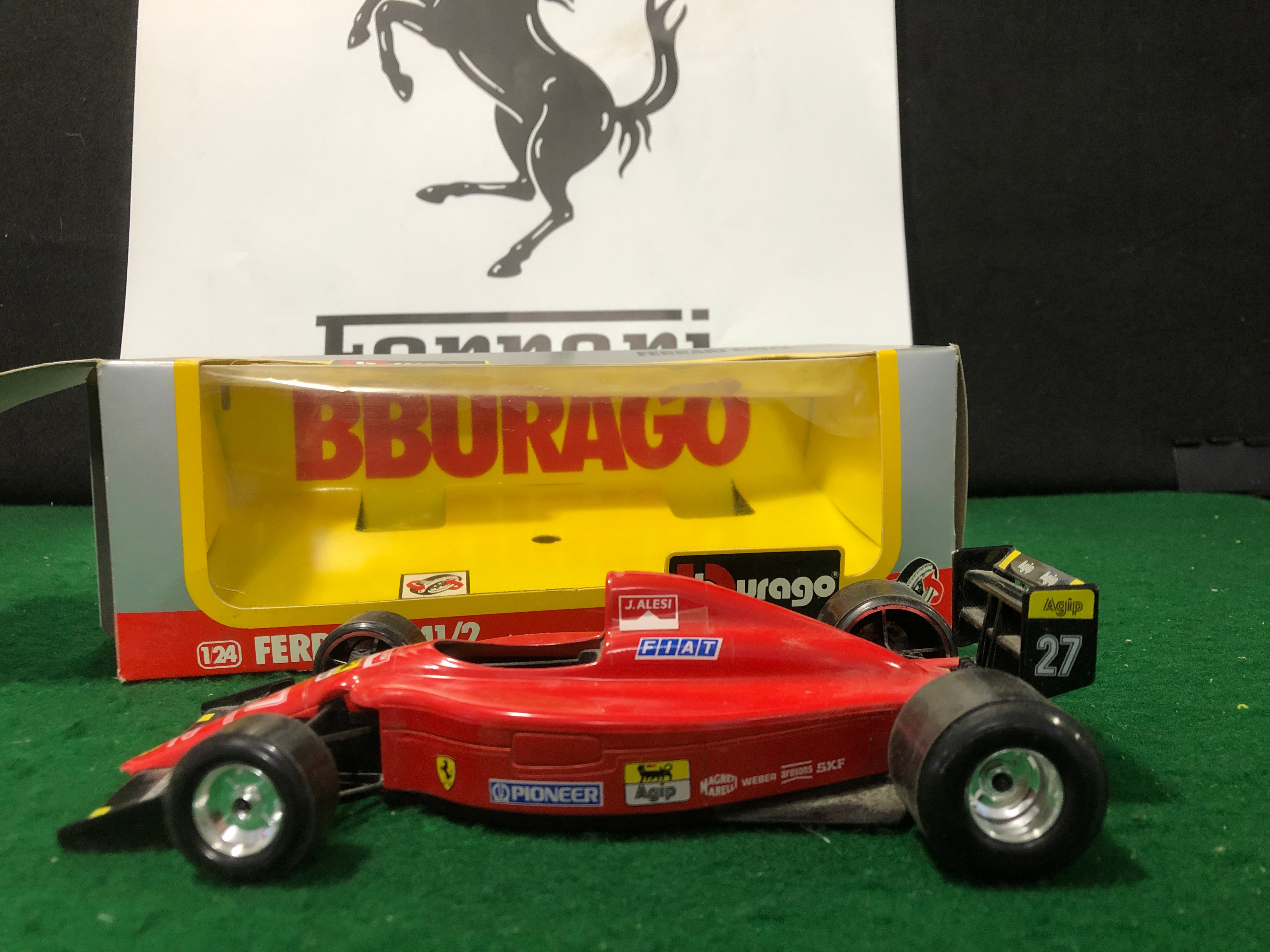 Ferrari F1 641/2 Jean Alesi N 27 by BBurago 1:24 (6101) - Petrolicious