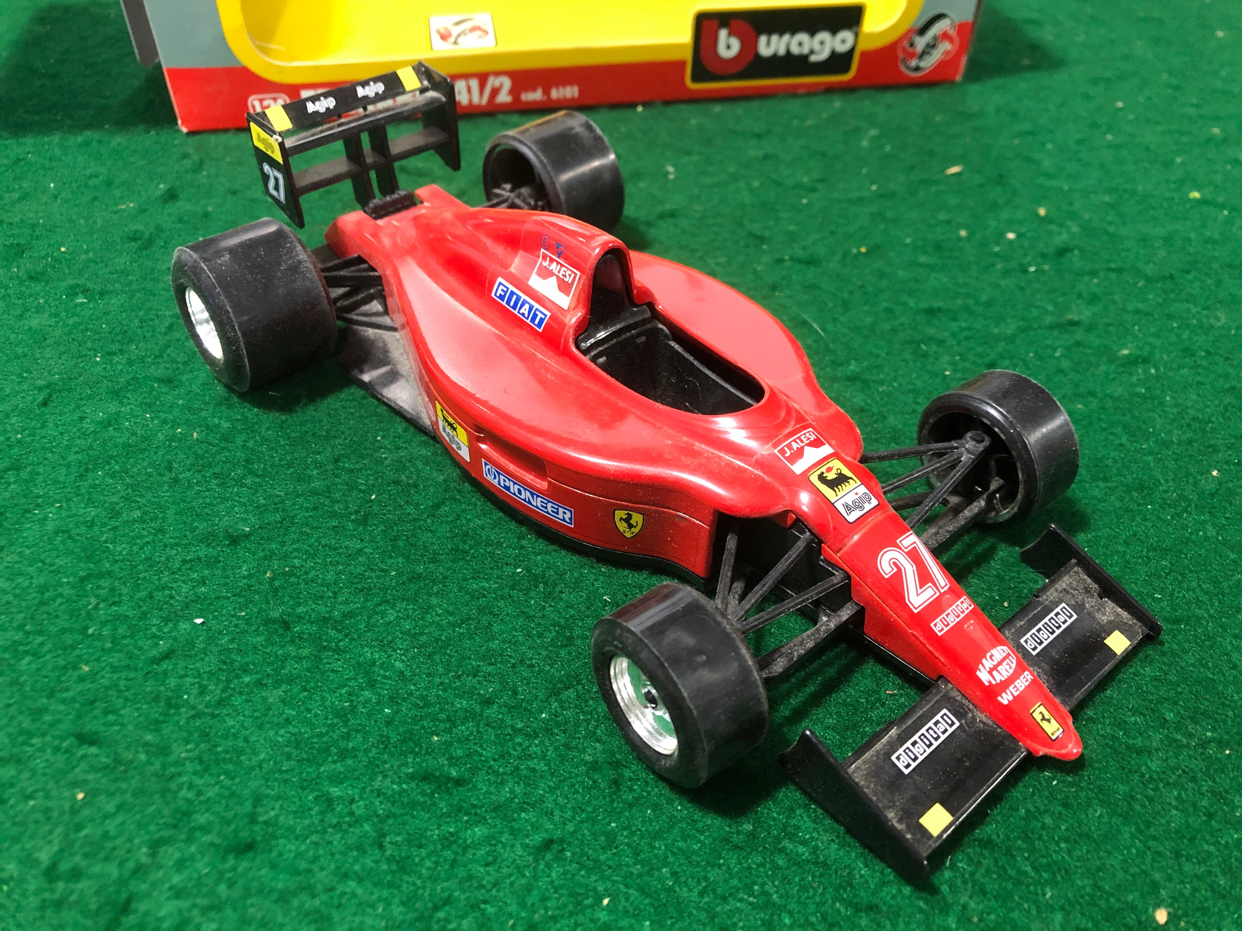 Ferrari F1 641/2 Jean Alesi N 27 by BBurago 1:24 (6101) - Petrolicious