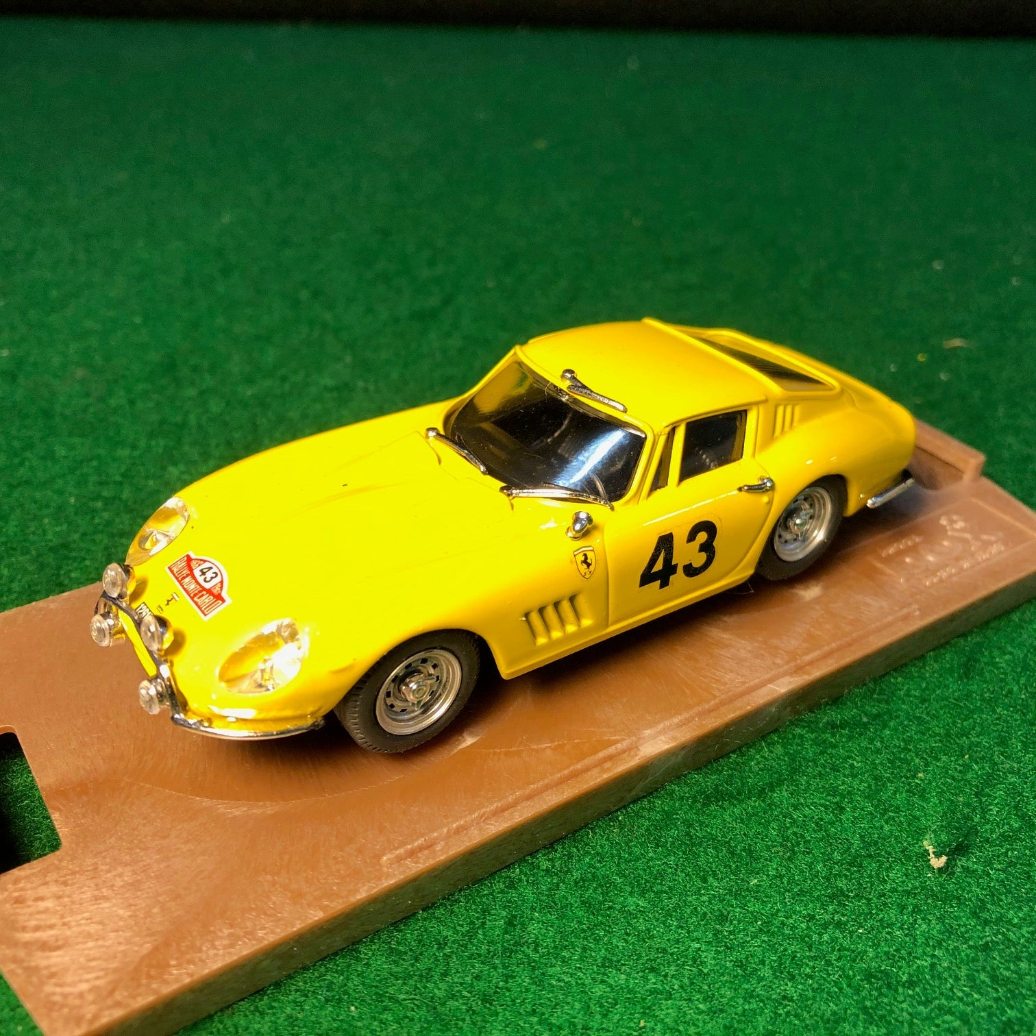 ミニカー 1/43 Model BOX Ferrari275GTB/4 COUPE1966 Ferrari 275 GTB/4 Rally di Montecarlo 1966 Pianta & Lippi by Box