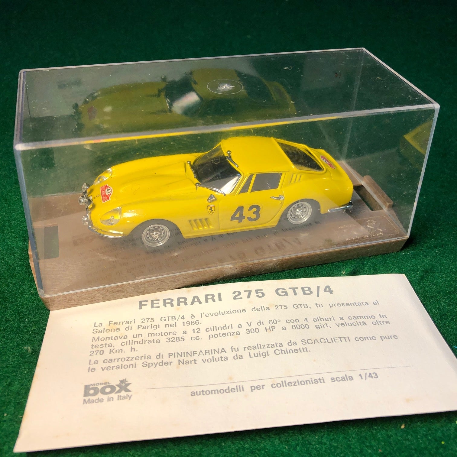 Ferrari 275 GTB/4 Rally di Montecarlo 1966 Pianta & Lippi by Box