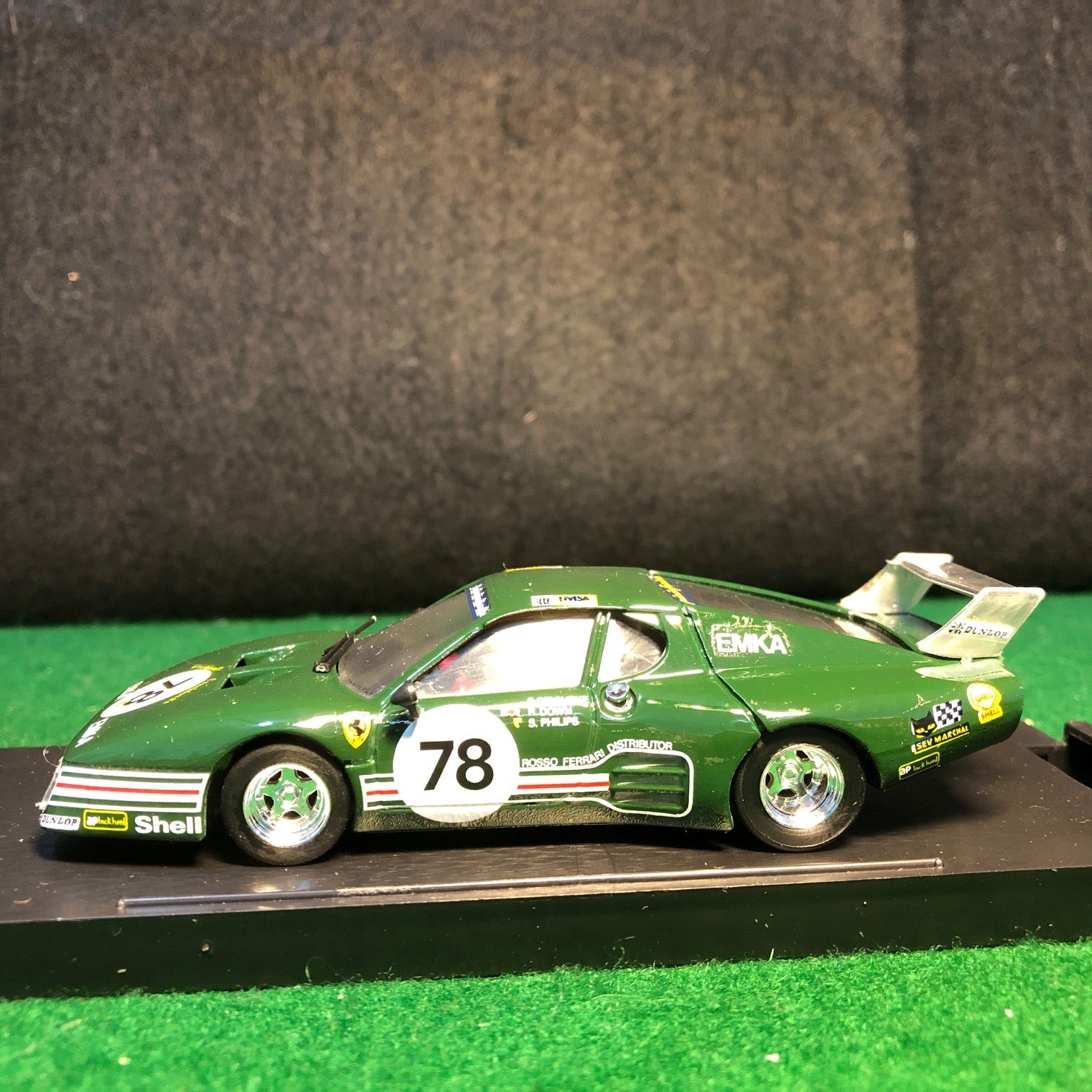 Ferrari 512 BB LM N 78 1980 Le Mans O'Rourke / Down / Philips by Brumm 1:43 (r212)