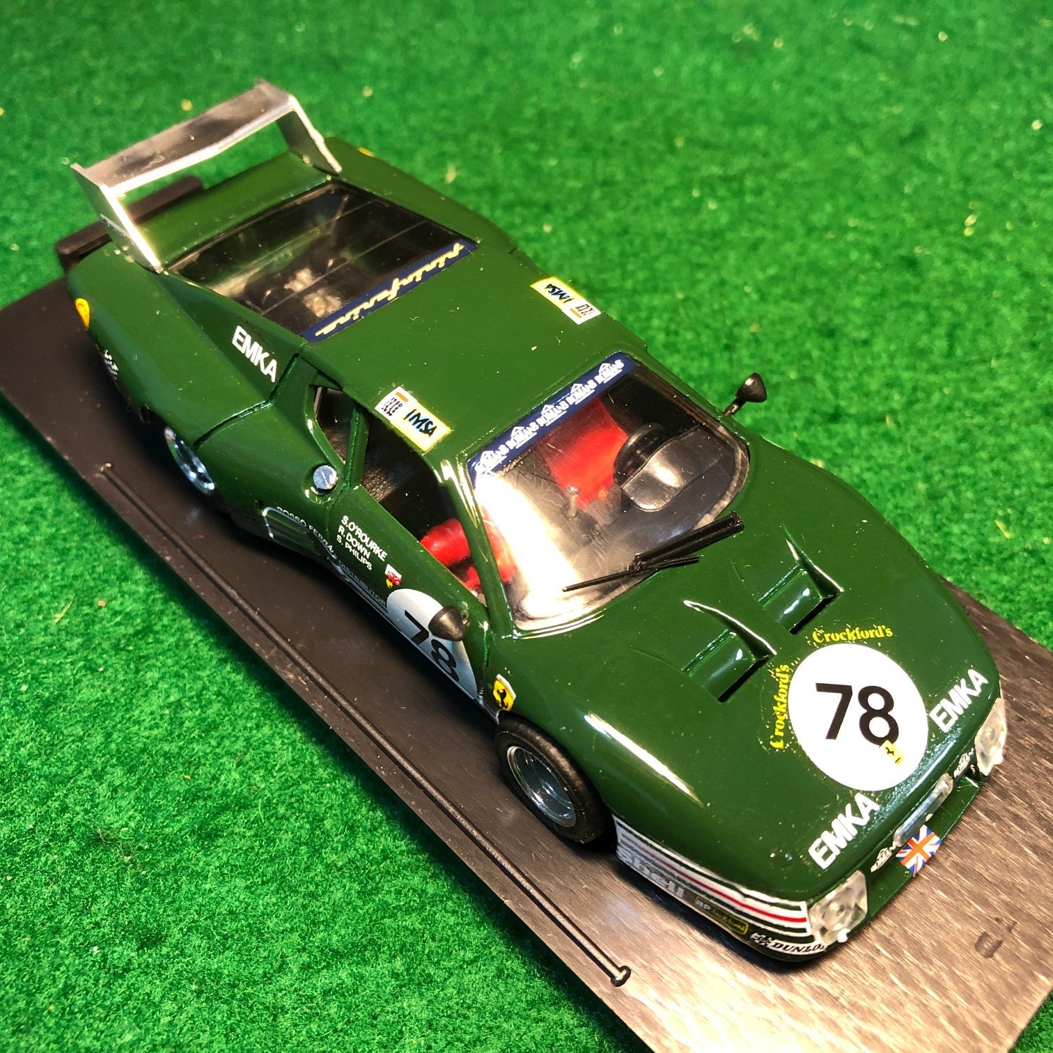 Ferrari 512 BB LM N 78 1980 Le Mans O'Rourke / Down / Philips by Brumm 1:43 (r212)