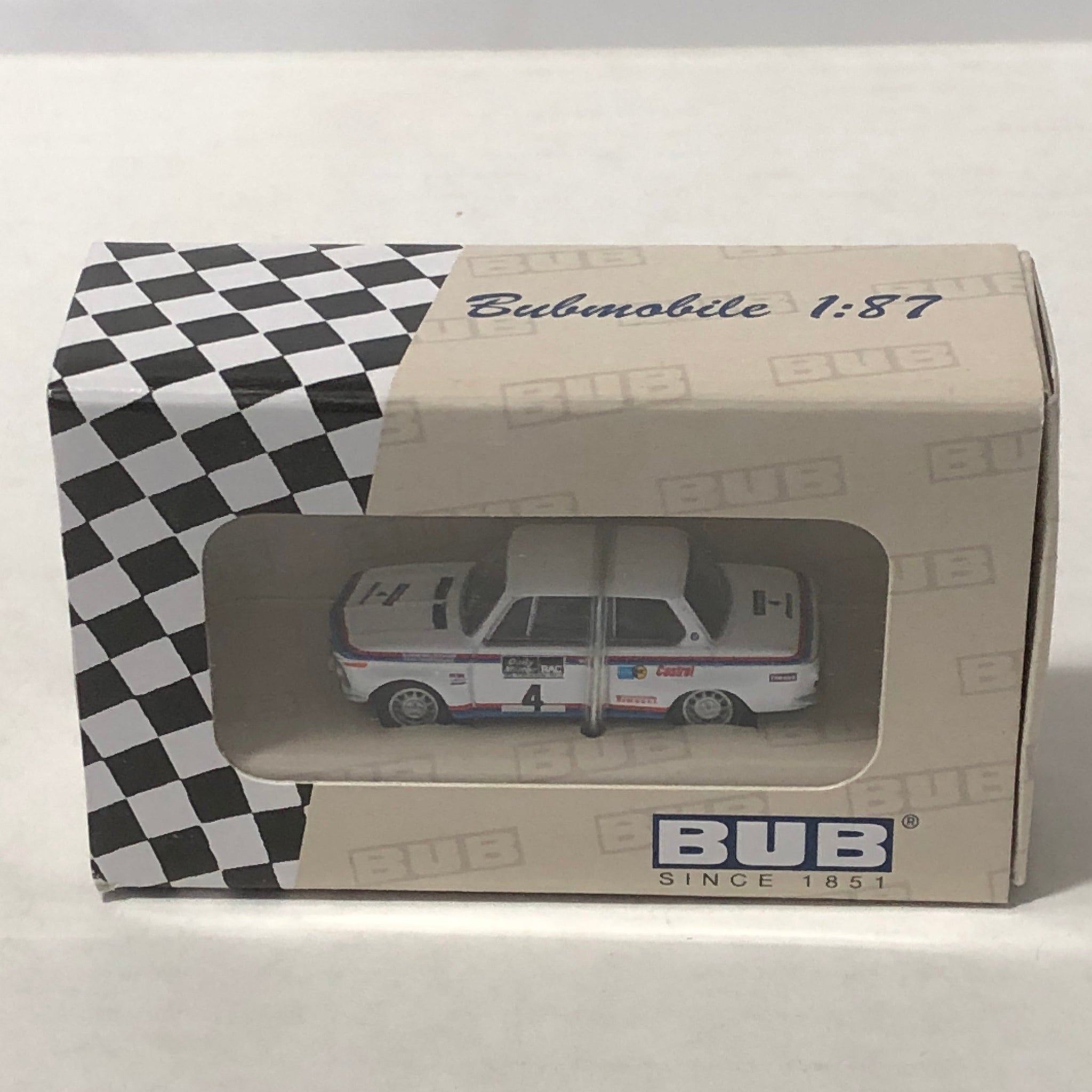 BMW 2002 Ti 1973 RAC Rallye N 4 by Bub 1:87 (08425)(Ltd Ed)