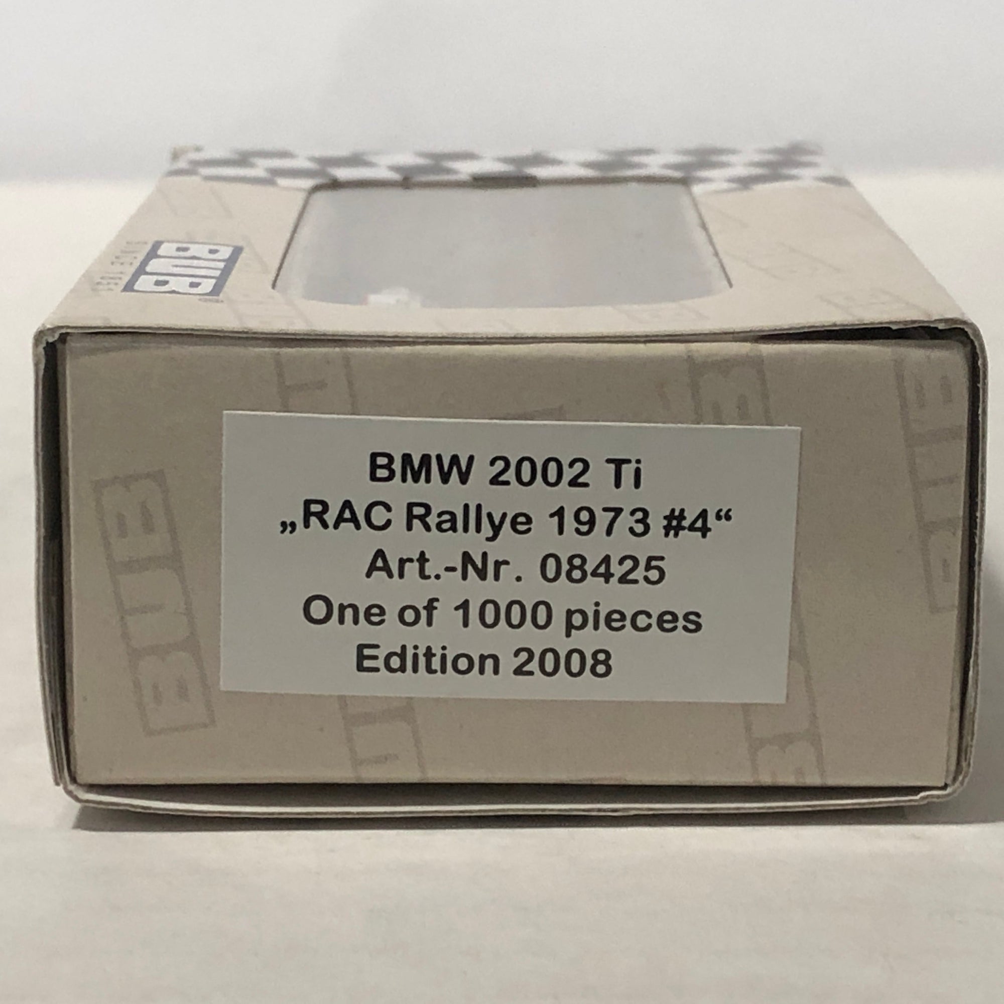 BMW 2002 Ti 1973 RAC Rallye N 4 by Bub 1:87 (08425)(Ltd Ed)