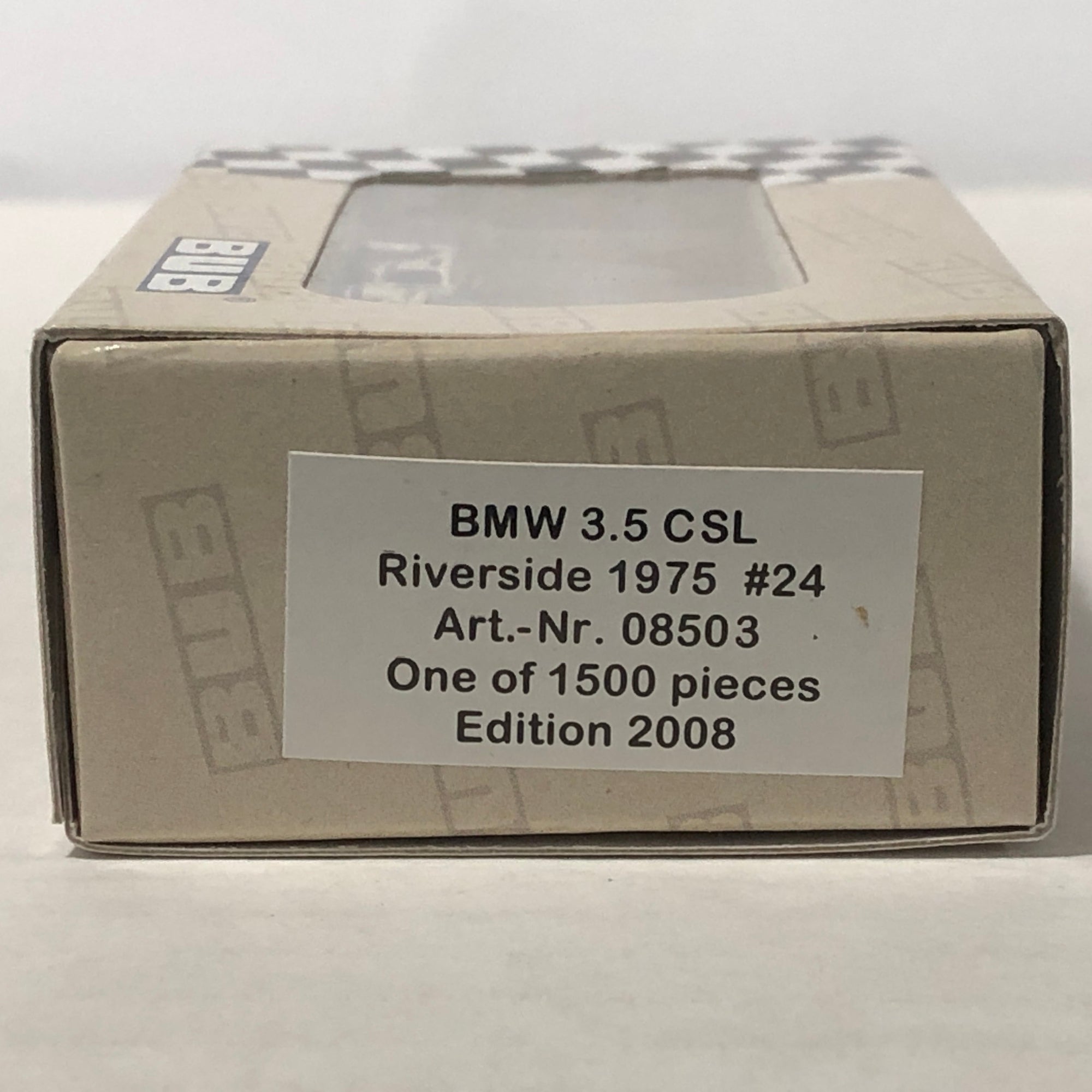 BMW 3.5 CSL 1975 Riverside N 24 by Bub 1:87 (08503)(Ltd Ed)