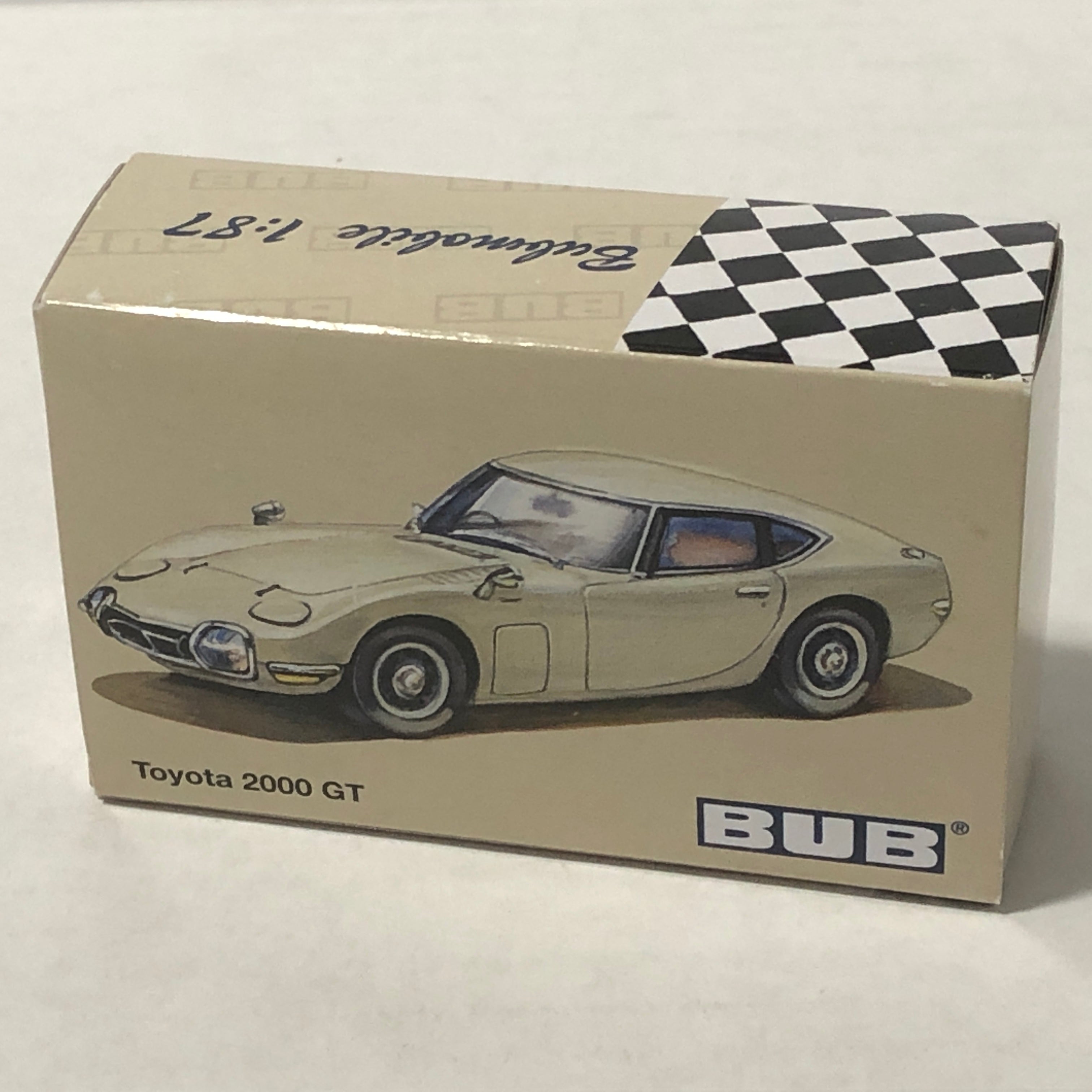 Toyota 2000 GT racing 1968 SCCA N 33 by Bub 1:87 (09053)(Ltd Ed