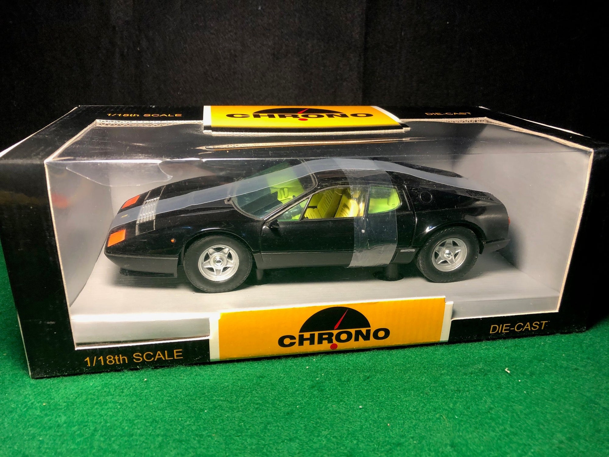 Ferrari 512 BB Black by Chrono 1:18