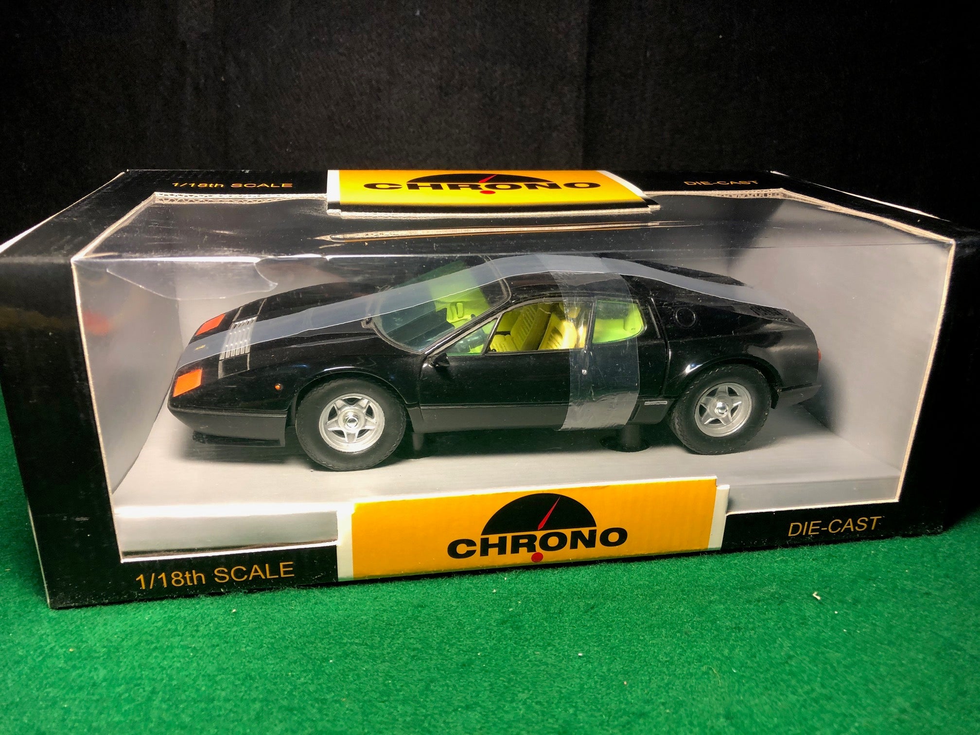 Ferrari 512 BB Black by Chrono 1:18